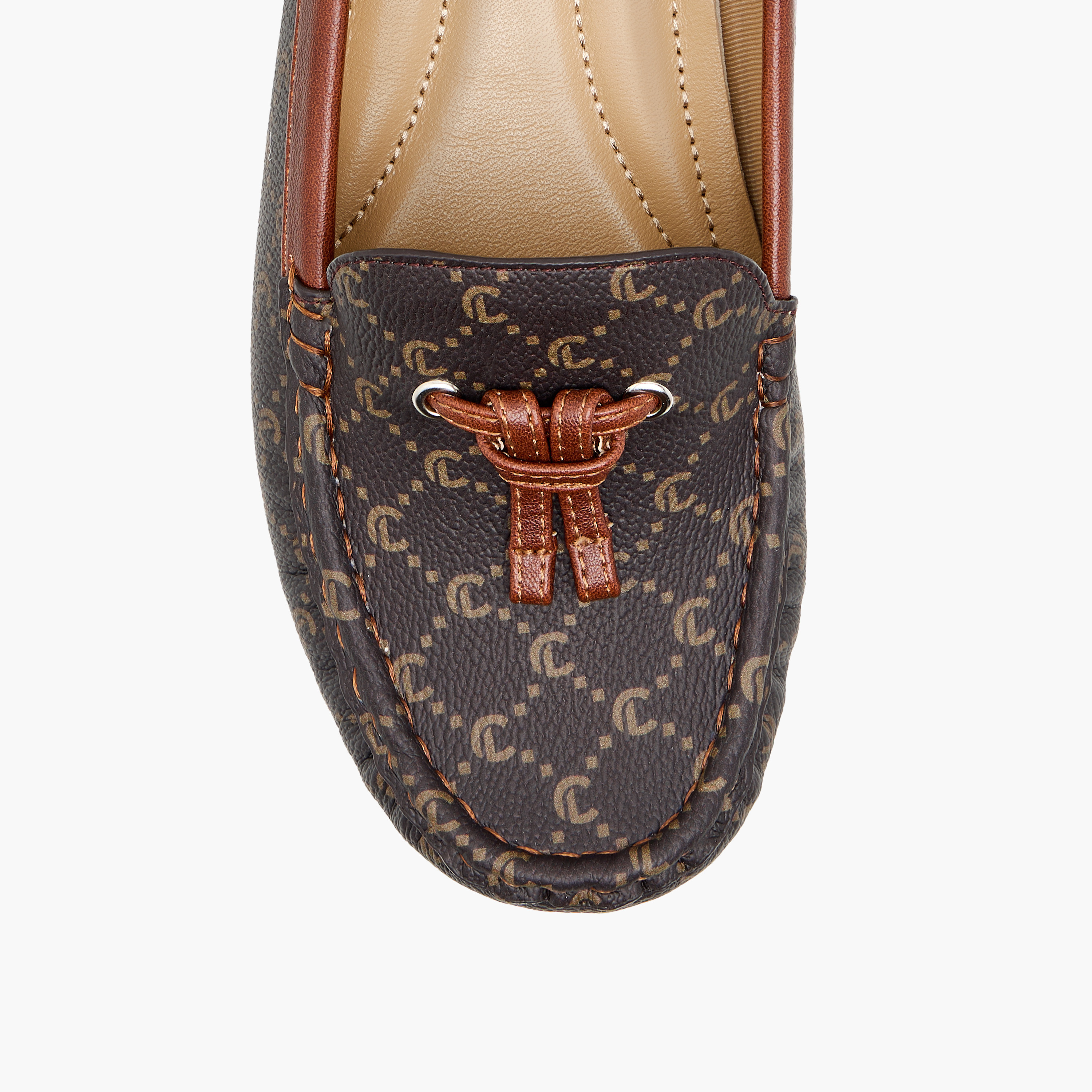 Le Confort Monogram Print Slip-On Loafers-women-shoes-loafersandmoccasins-image-5