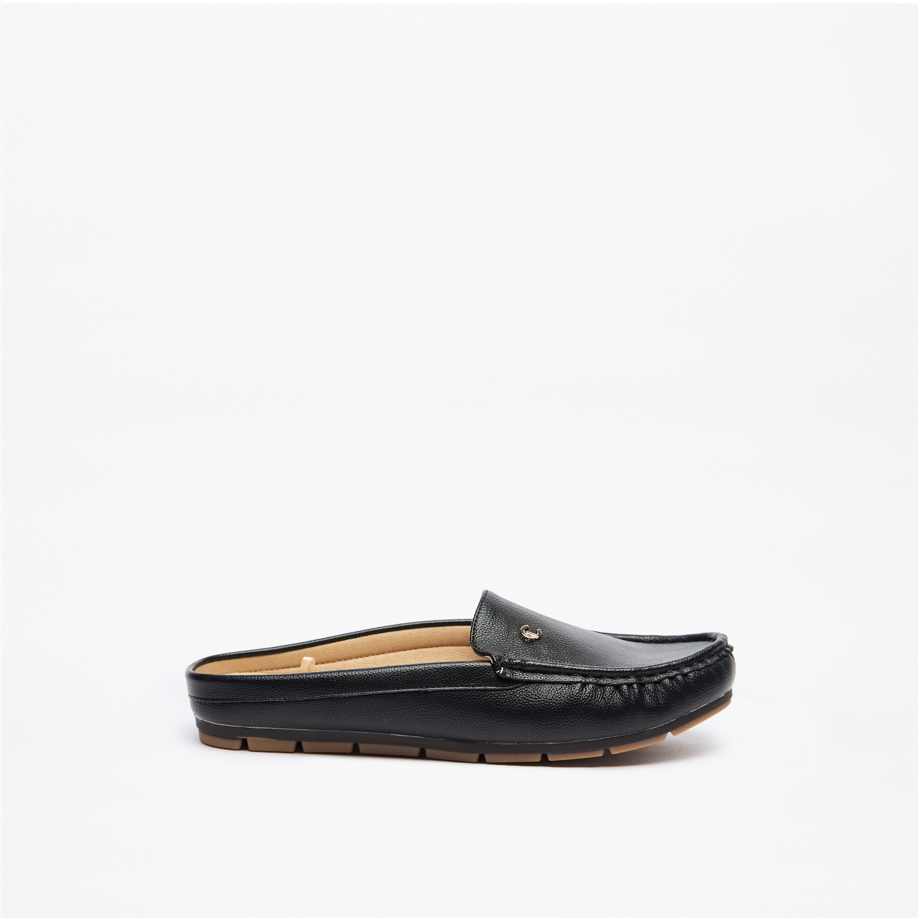 Le Confort Textured Slip-On Mules-women-shoes-loafersandmoccasins-image-3