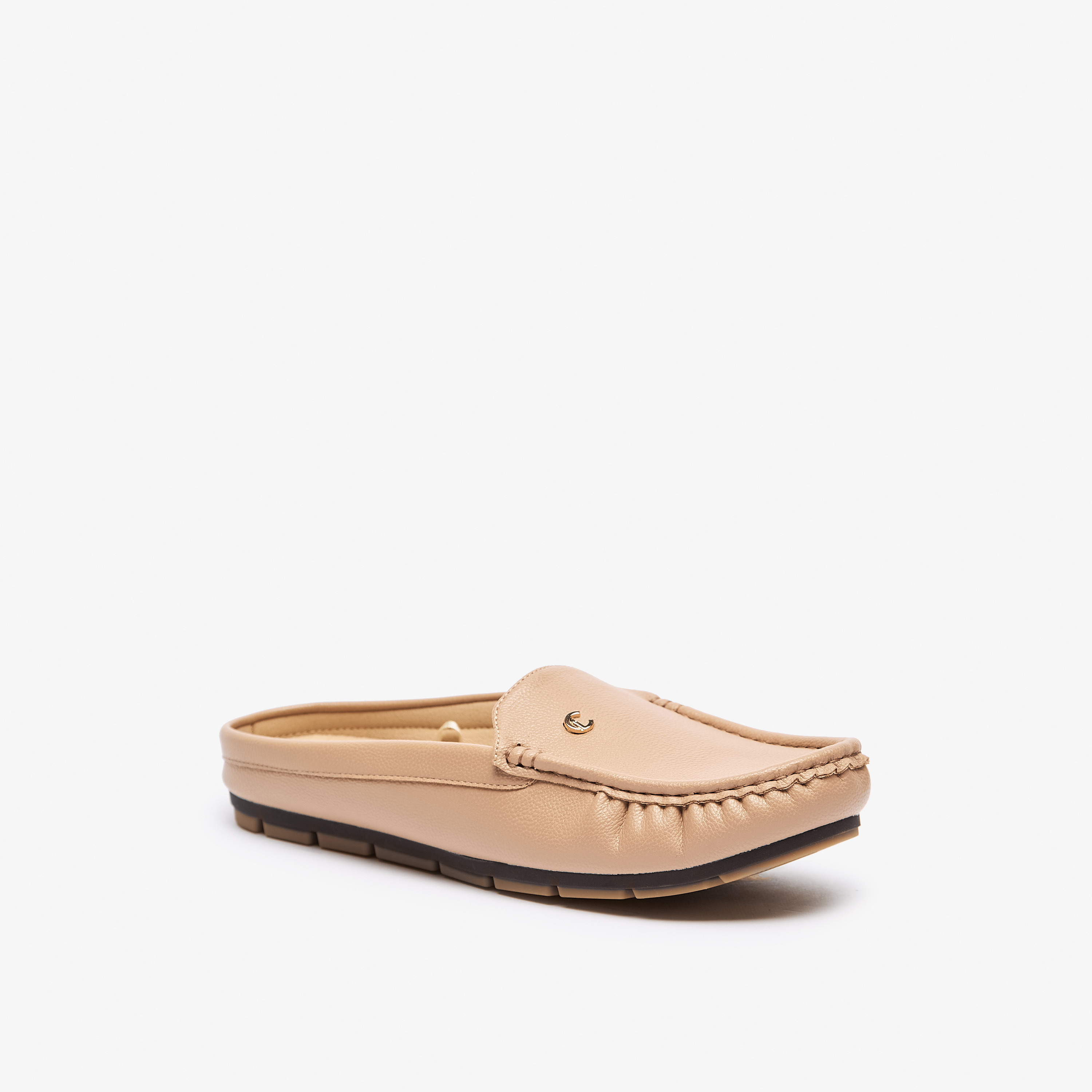 Le Confort Textured Slip-On Mules-women-shoes-loafersandmoccasins-image-1
