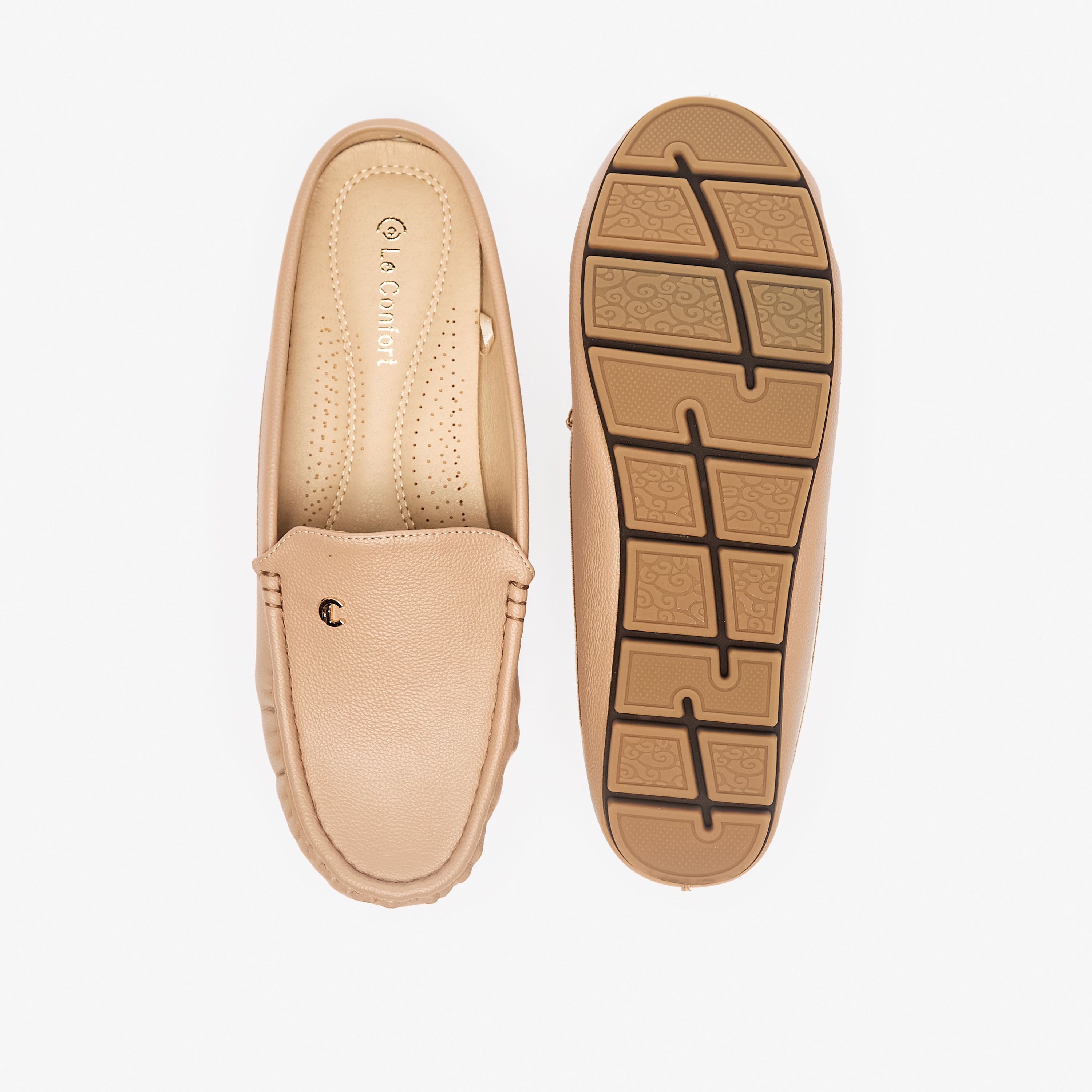 Le Confort Textured Slip-On Mules-women-shoes-loafersandmoccasins-image-4