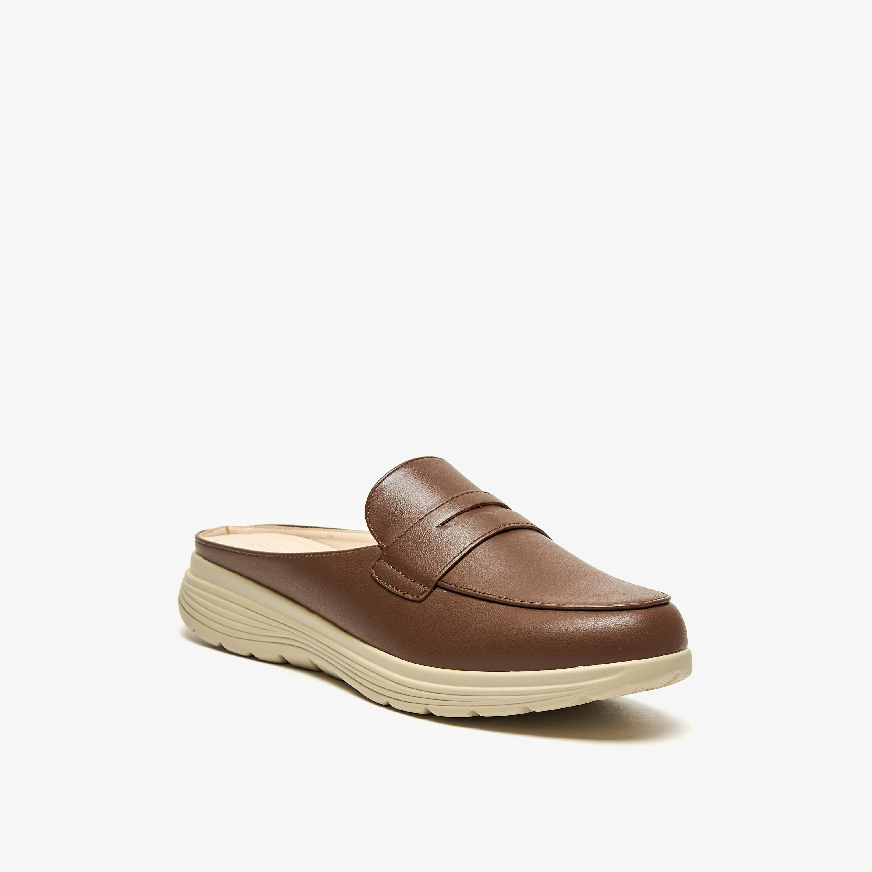 Le Confort Solid Slip On Mules