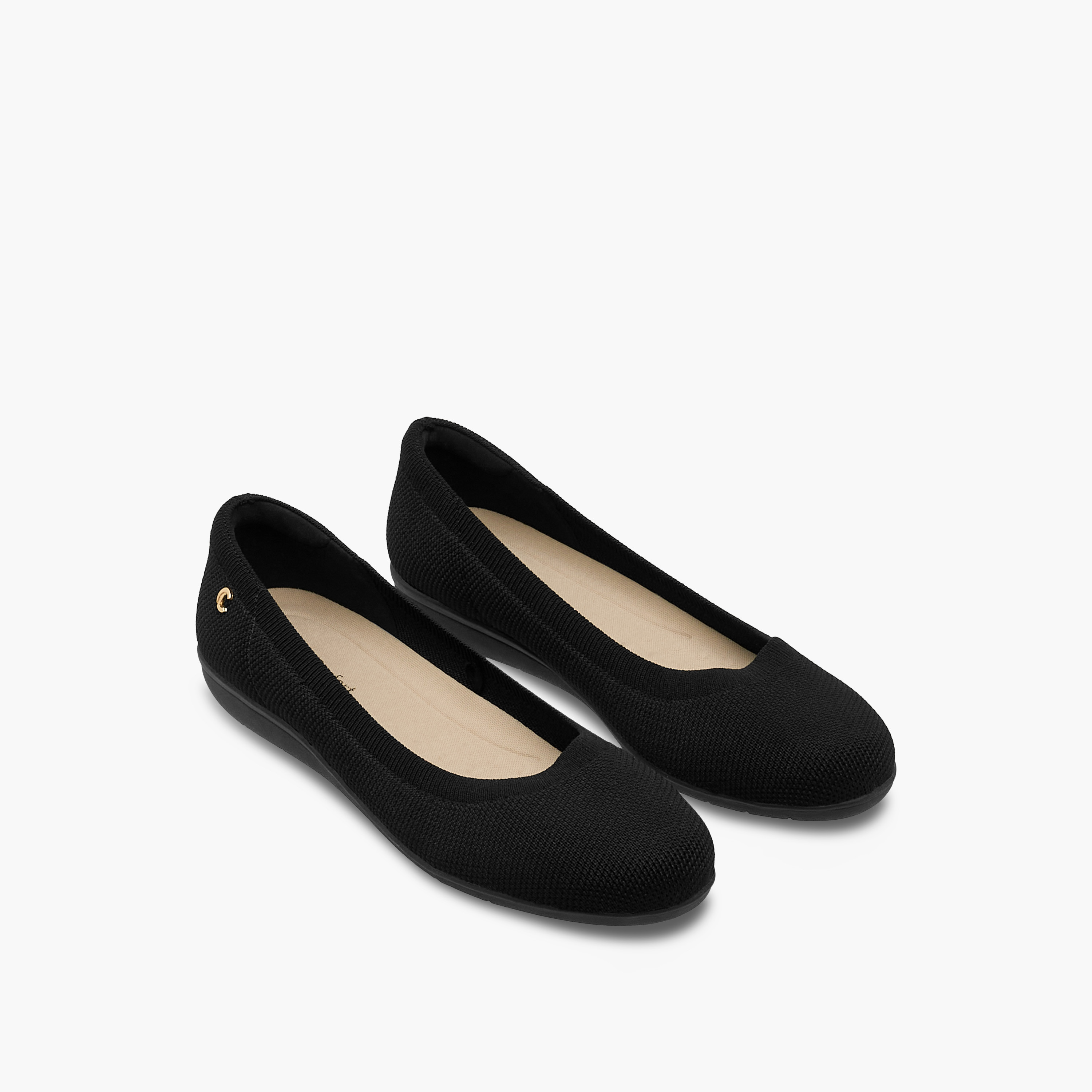 Le Confort Women Flyknit Textured Ballerina Shoes-women-shoes-ballerinas-image-1