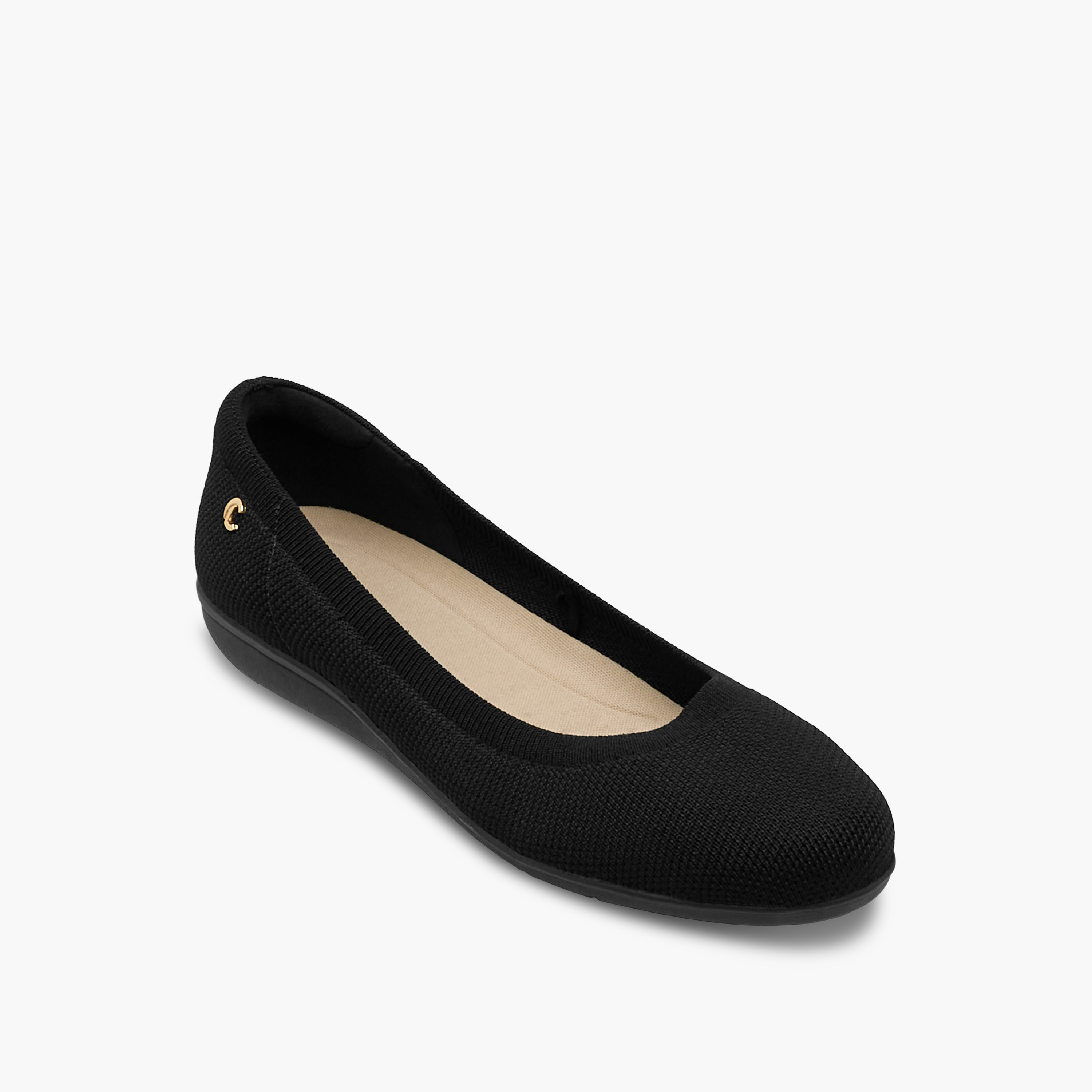 Le Confort Women Flyknit Textured Ballerina Shoes-women-shoes-ballerinas-image-2