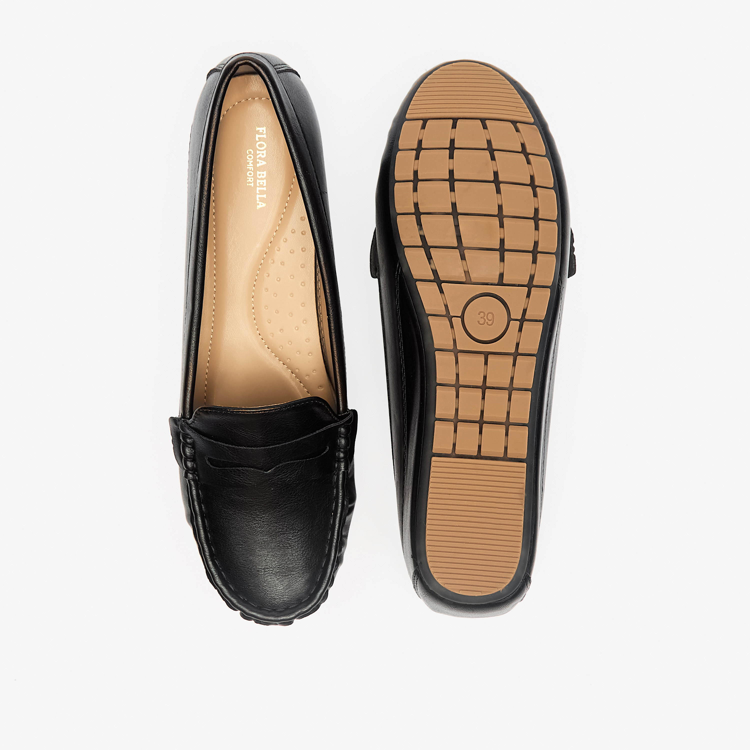 حذاء سادة سهل الارتداء بكعب ويدج من فلورا بيلا-women-shoes-loafersandmoccasins-image-4