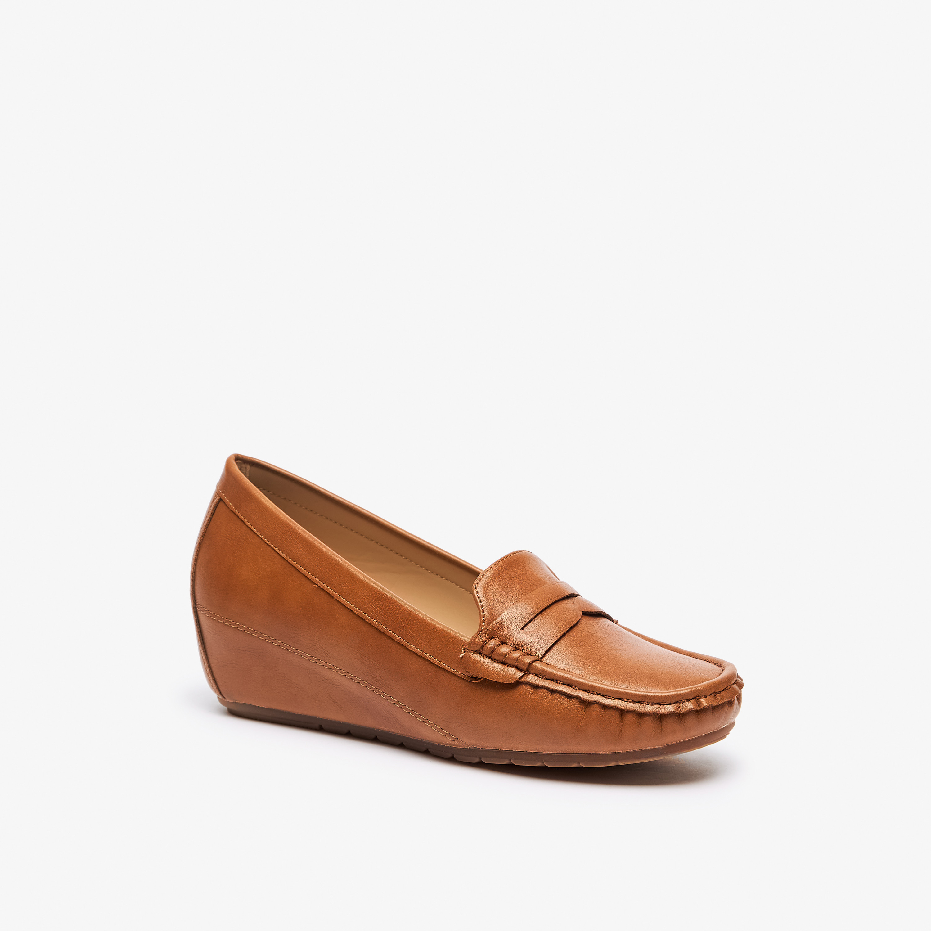 حذاء سادة سهل الارتداء بكعب ويدج من فلورا بيلا-women-shoes-loafersandmoccasins-image-6