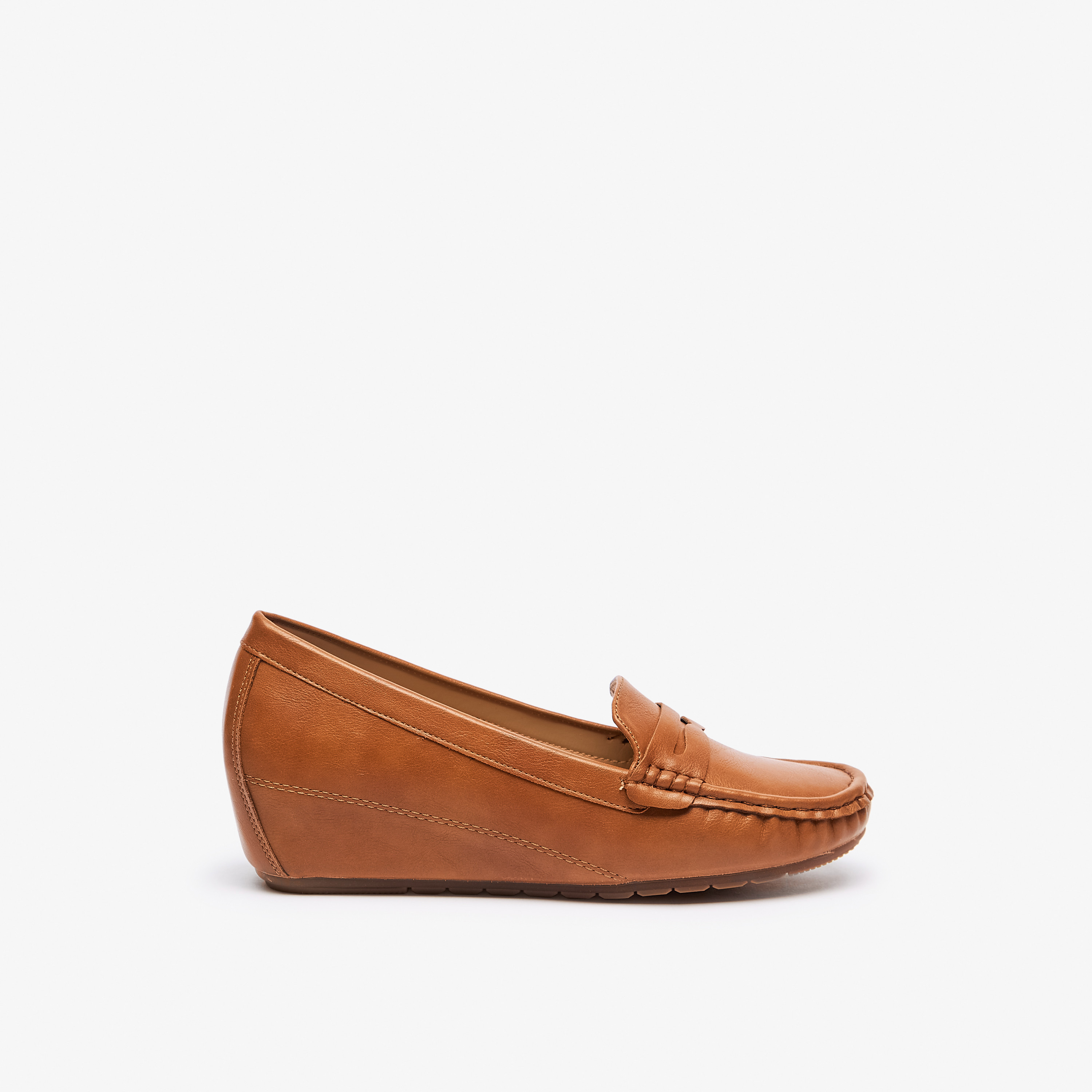 Flora Bella Solid Slip-On Loafers with Wedge Heels-women-shoes-loafersandmoccasins-image-3