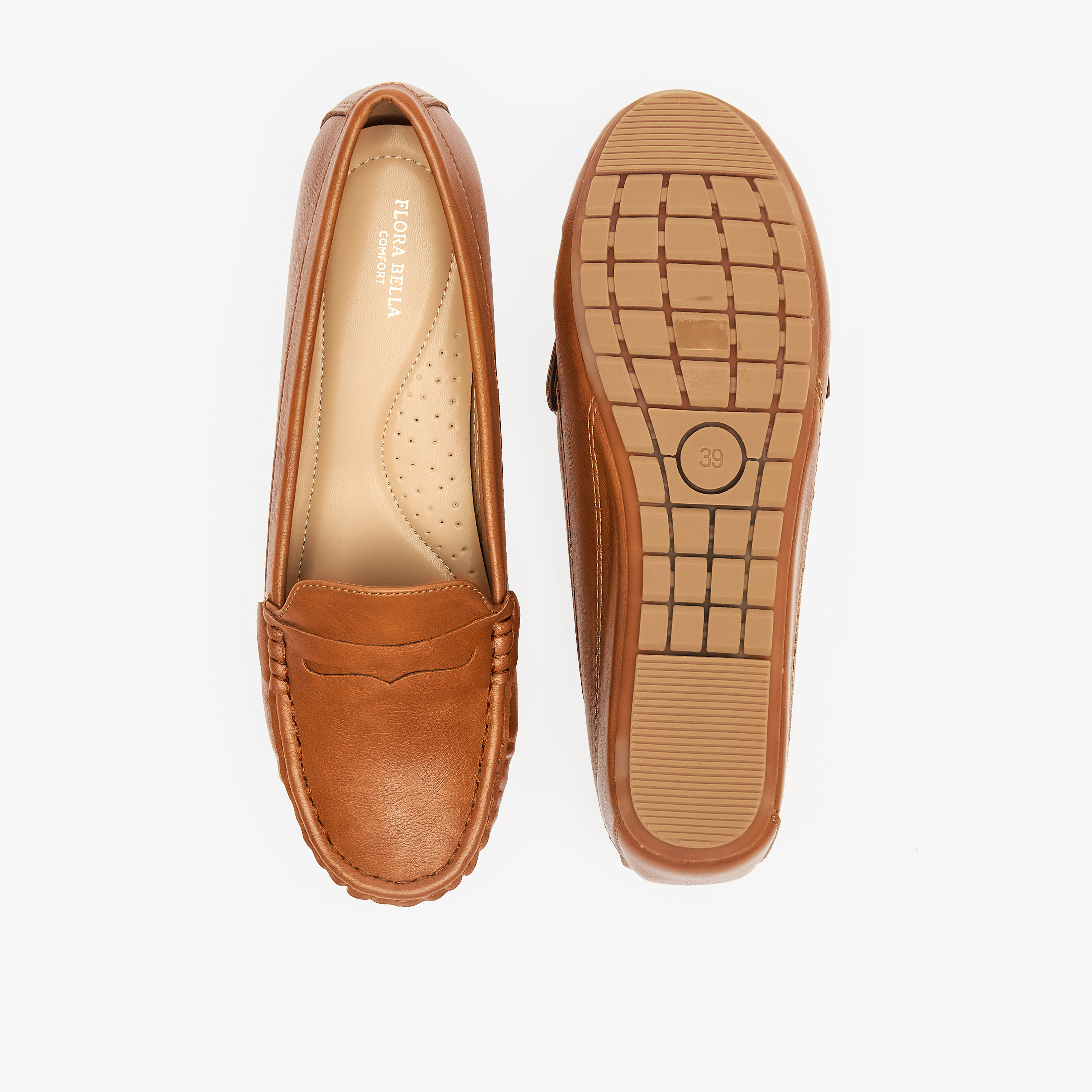 حذاء سادة سهل الارتداء بكعب ويدج من فلورا بيلا-women-shoes-loafersandmoccasins-image-9