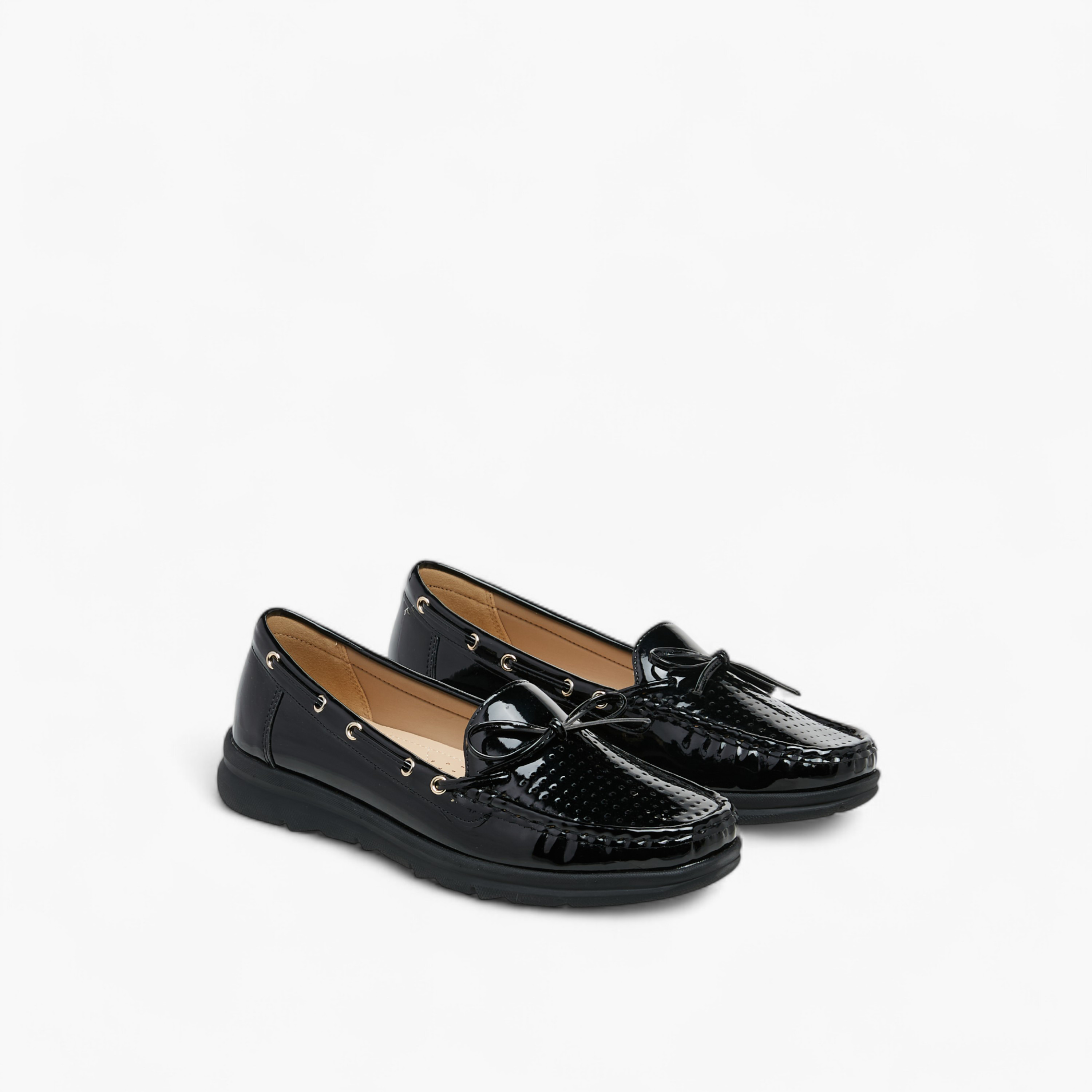 Le Confort Bow Accent Slip-On Loafers-women-shoes-loafersandmoccasins-image-1