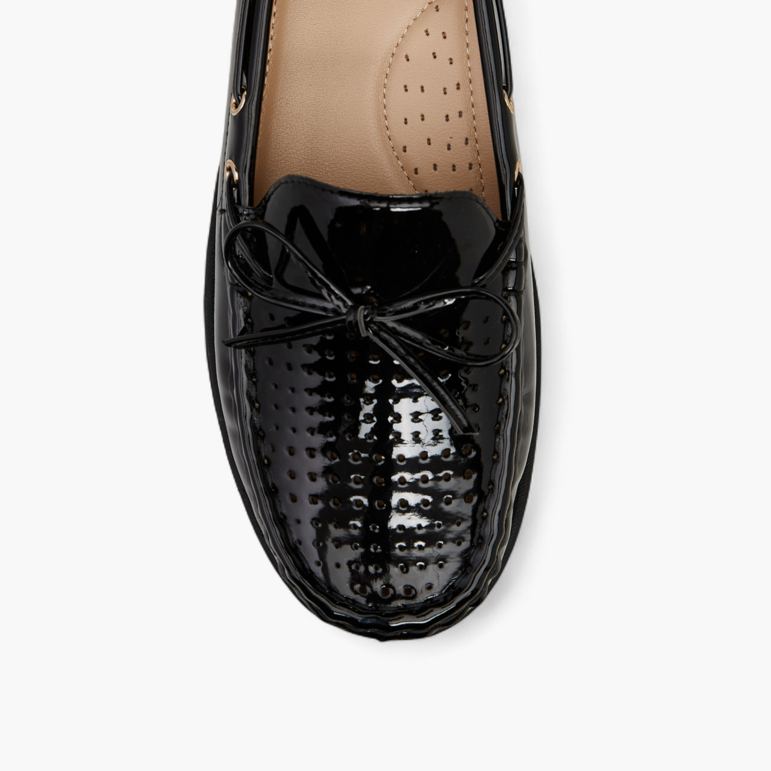 Le Confort Bow Accent Slip-On Loafers-women-shoes-loafersandmoccasins-image-4