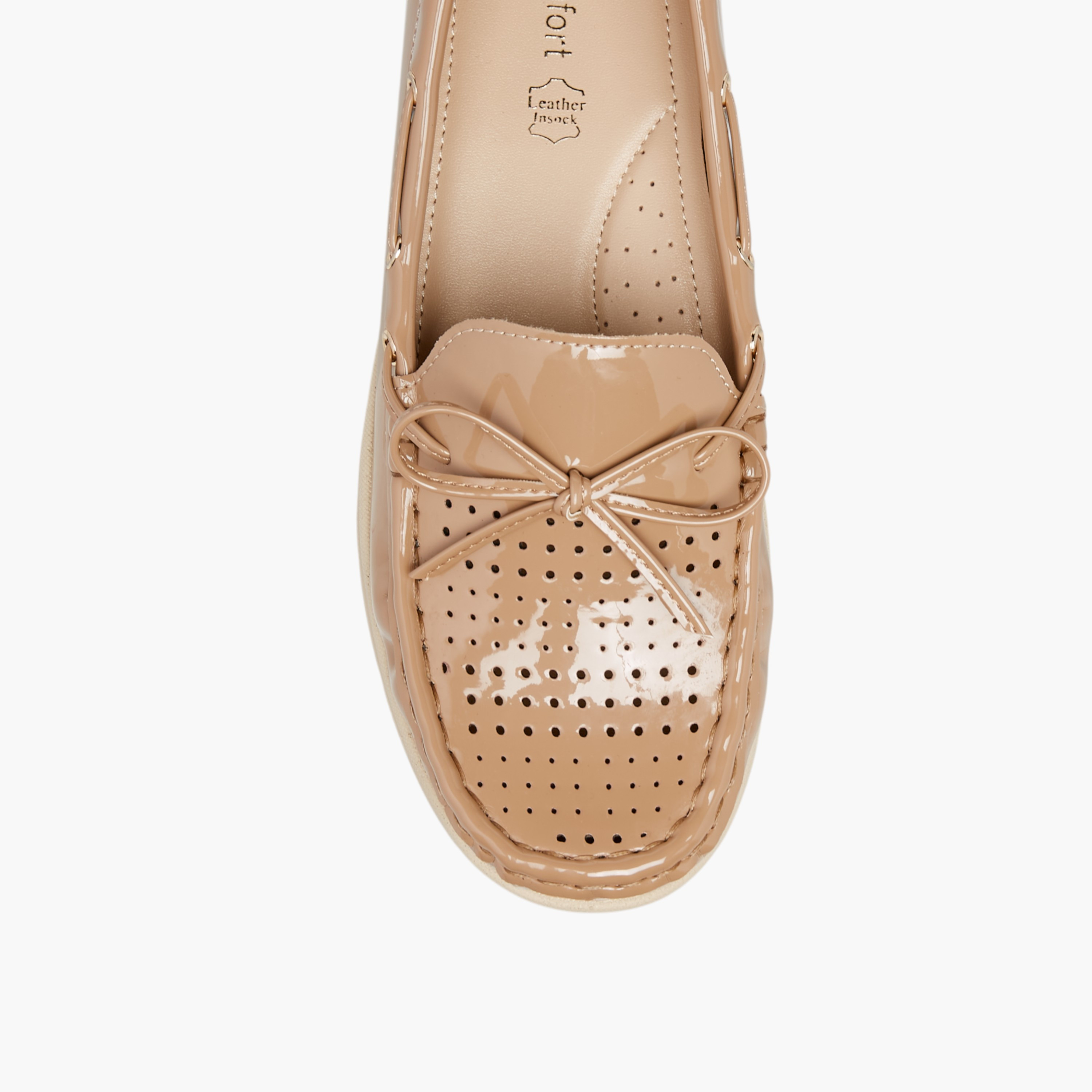 Le Confort Bow Accent Slip-On Loafers-women-shoes-loafersandmoccasins-image-4