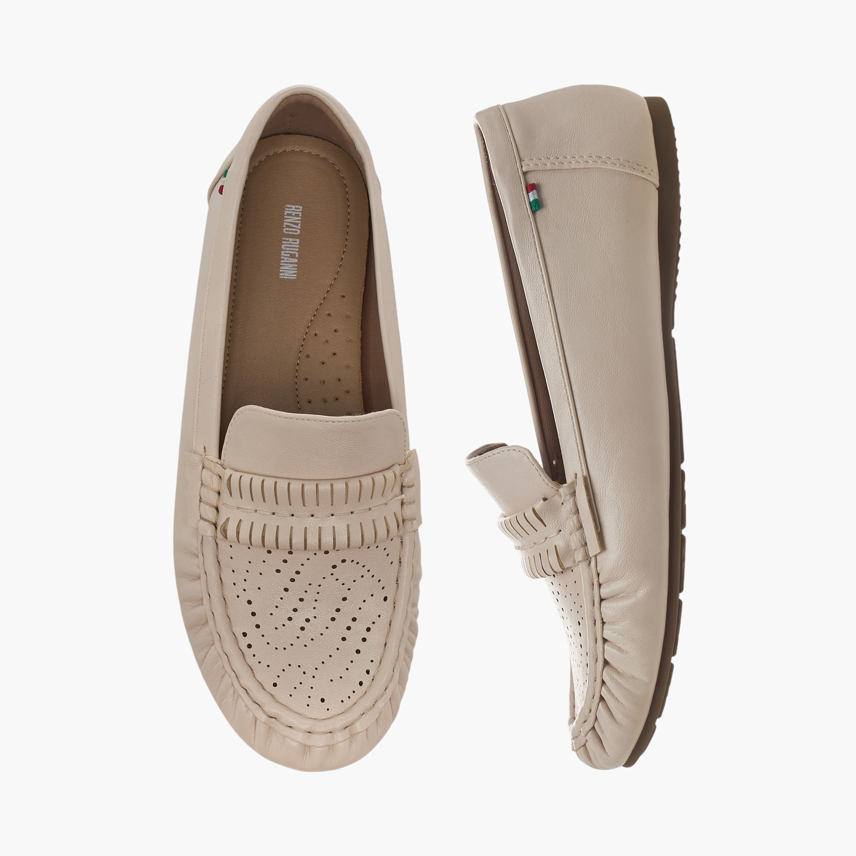 Renzo Ruganni Women Slip-On Moccasins-women-shoes-flats-moccasins-image-1