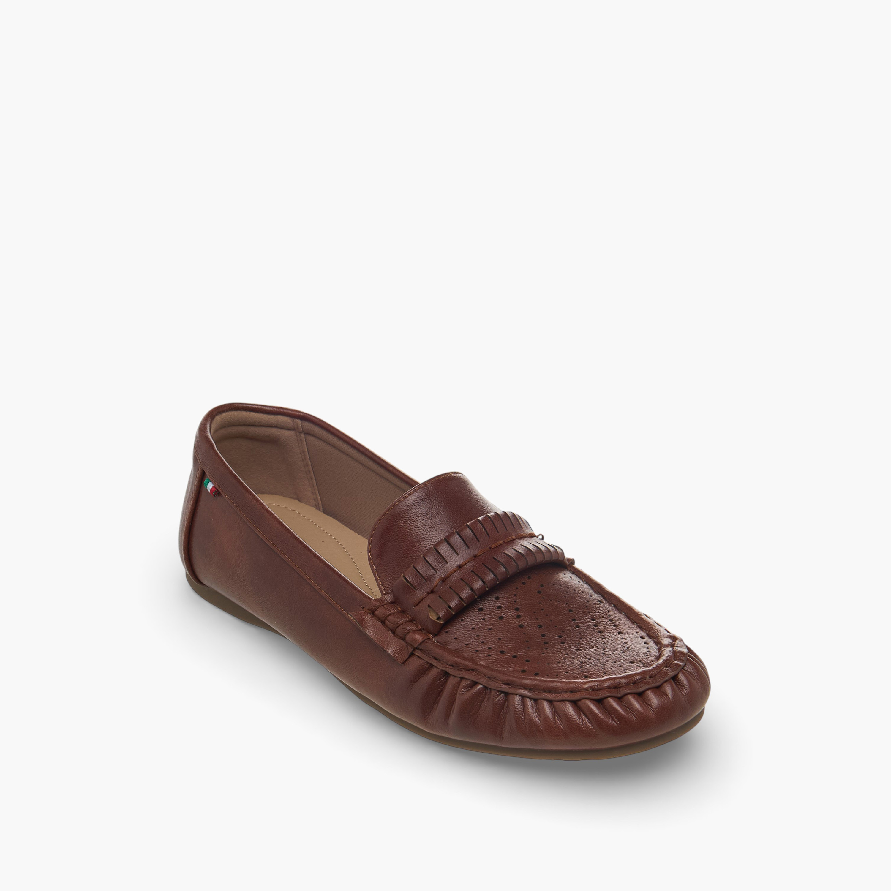 Renzo Ruganni Women Slip-On Moccasins-women-shoes-flats-moccasins-image-2
