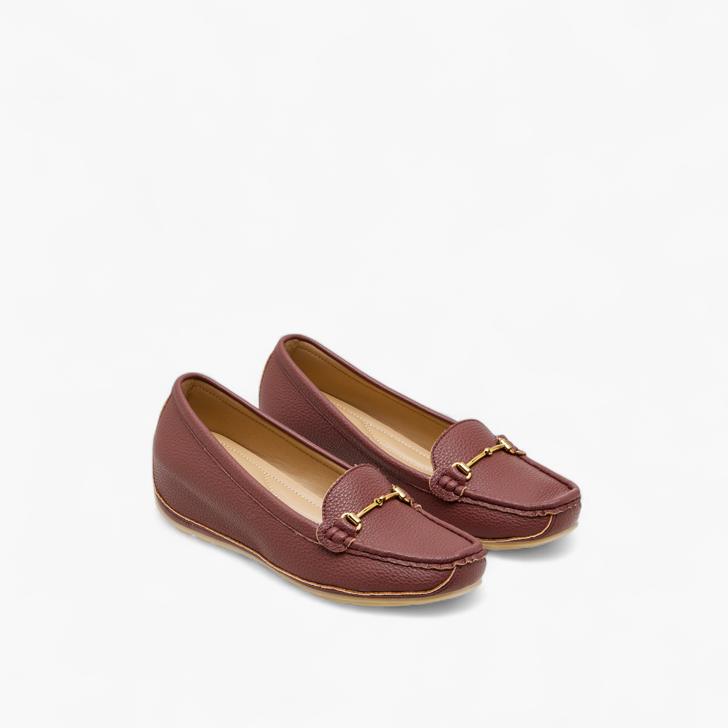 Le Confort Metal Accent Comfort Loafers with Wedge Heels-women-shoes-heels-image-1