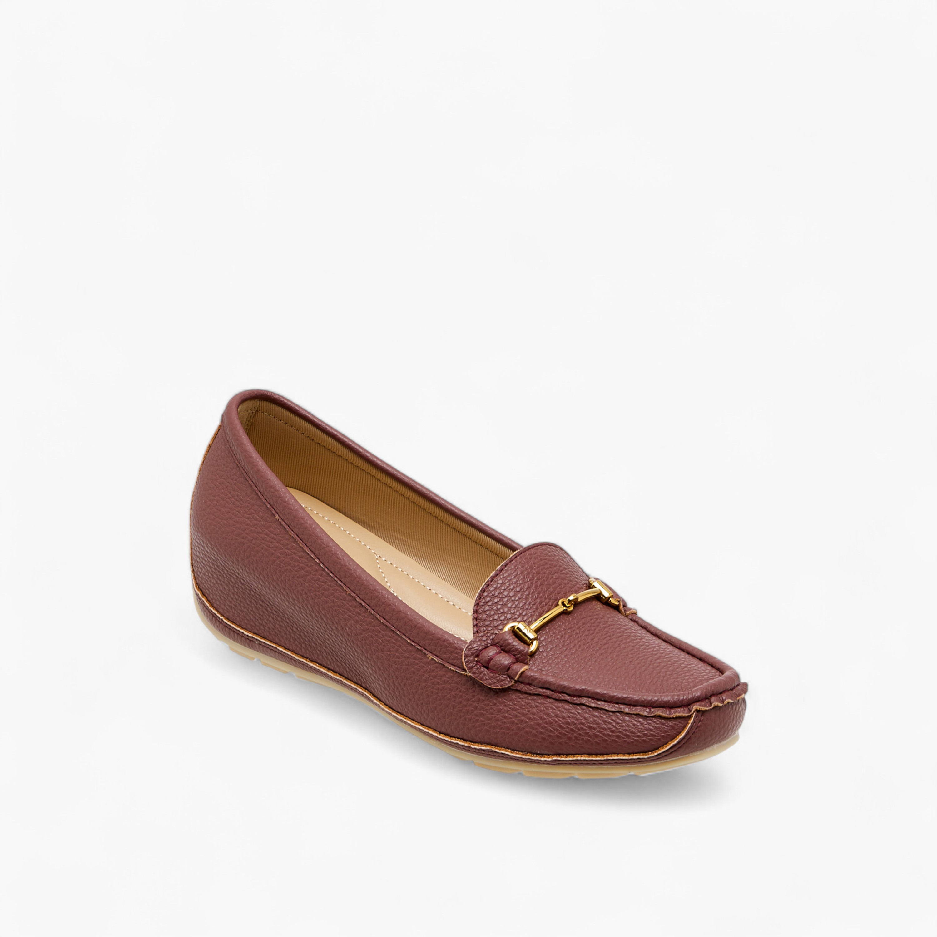 Le Confort Metal Accent Comfort Loafers with Wedge Heels-women-shoes-heels-image-2