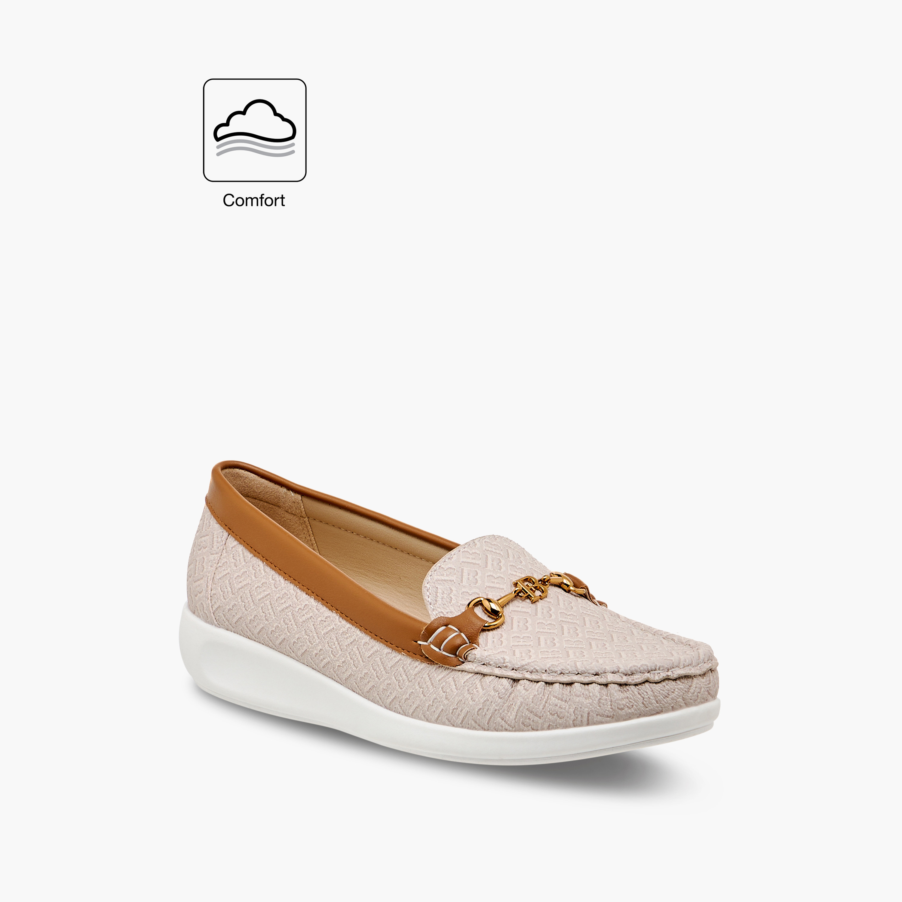 Flora Bella Monogram Print Slip-On Comfort Loafers-women-shoes-loafersandmoccasins-image-2