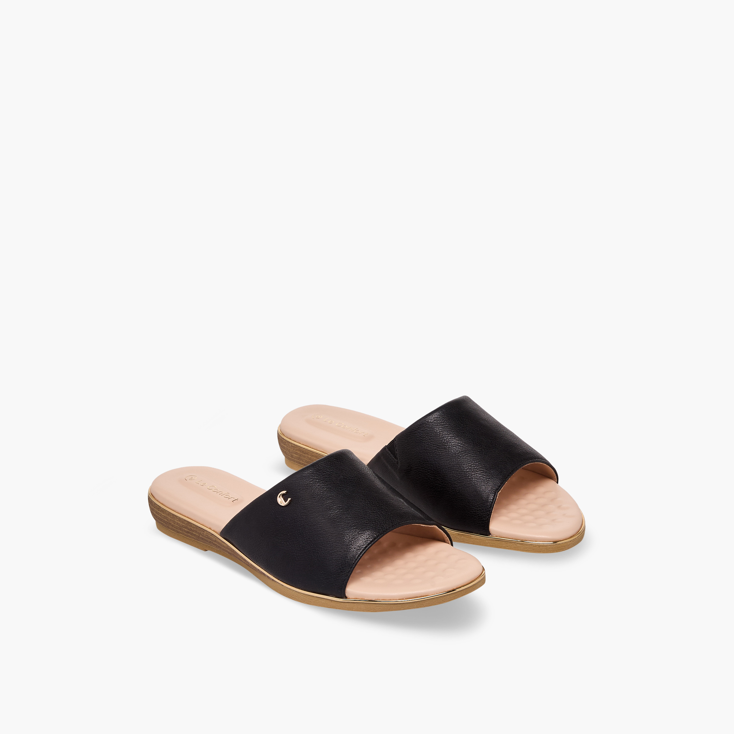 Le Confort Women Slip-On Comfort Sandals-women-shoes-sandals-flats-image-1