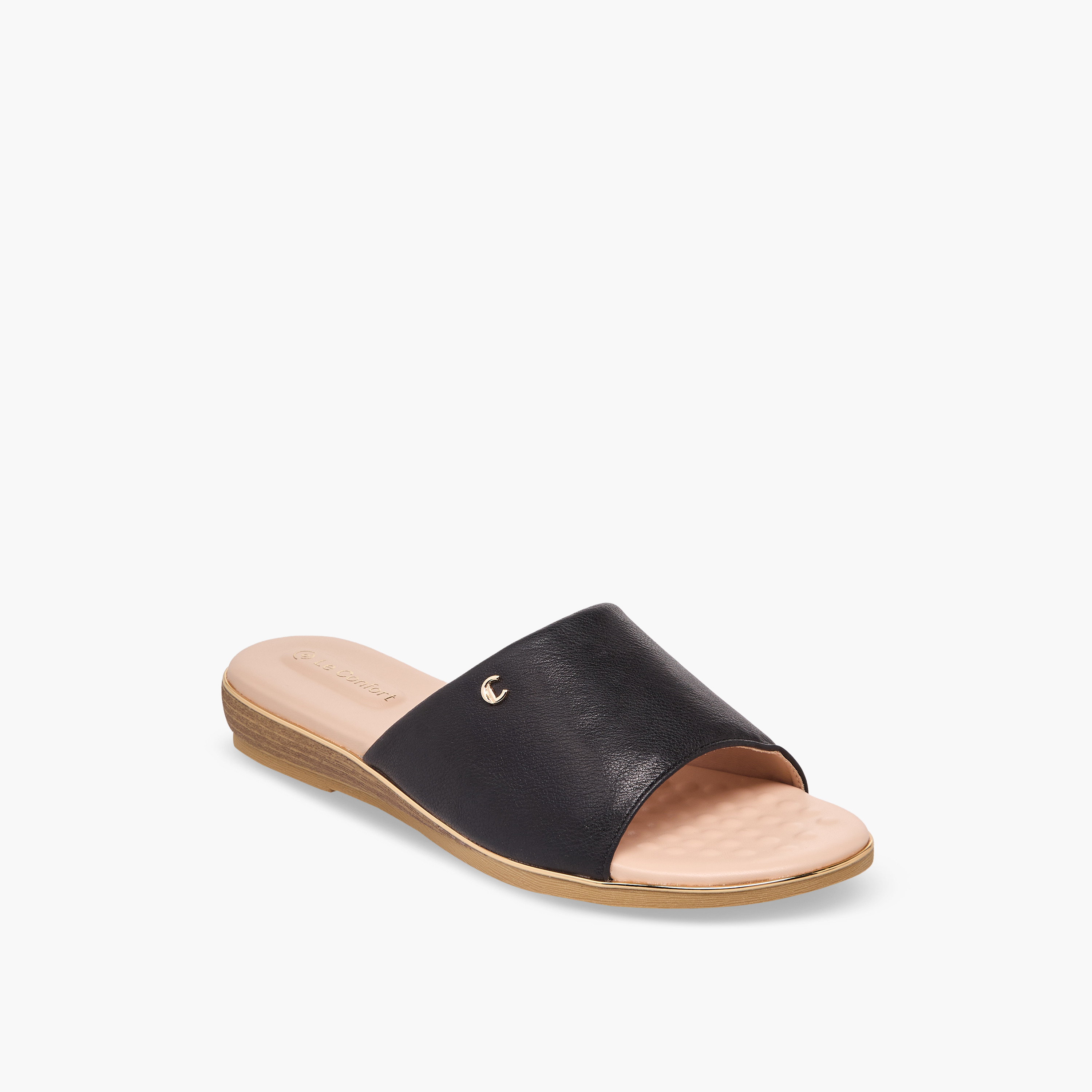 Le Confort Women Slip-On Comfort Sandals-women-shoes-sandals-flats-image-2