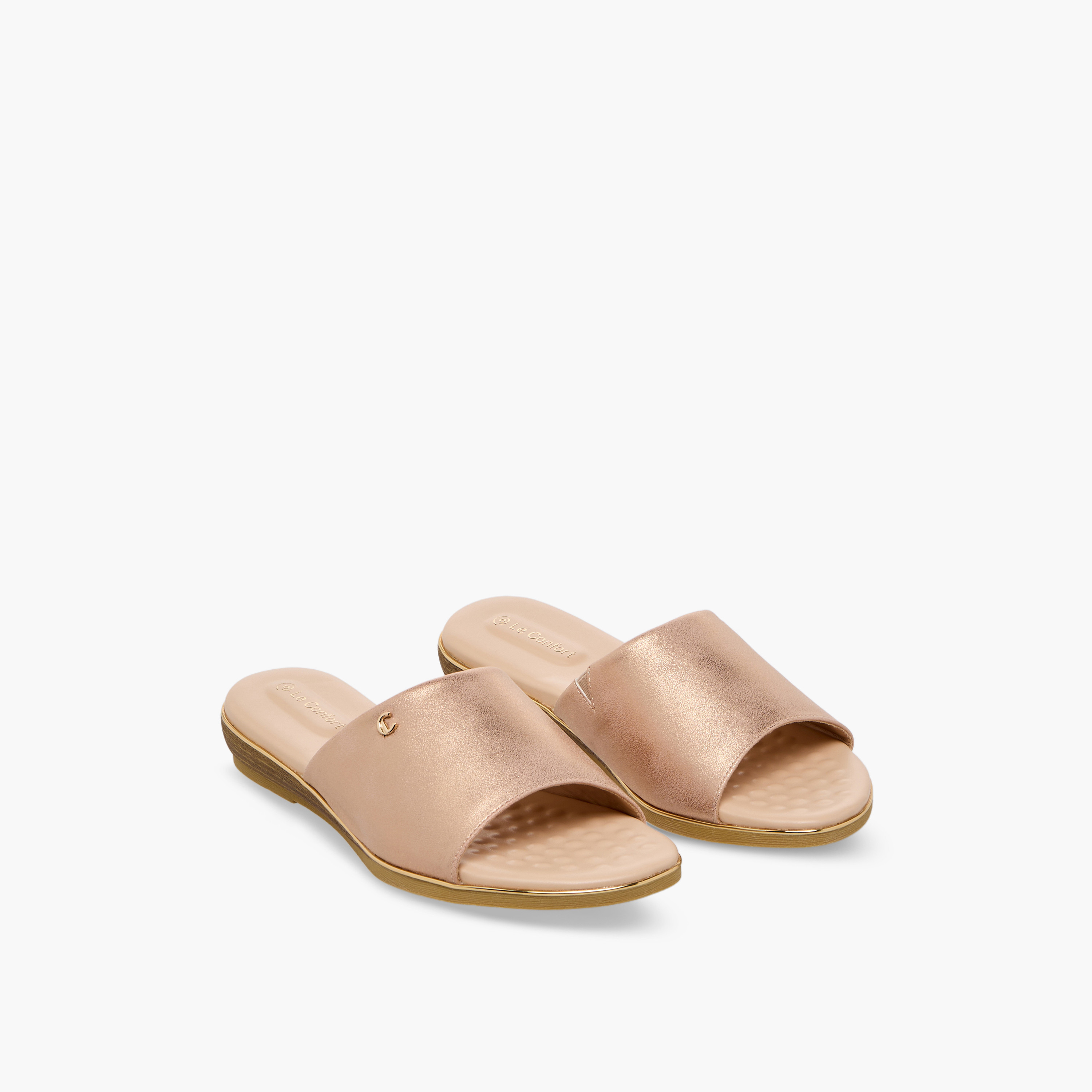 Le Confort Women Slip-On Comfort Sandals-women-shoes-sandals-flats-image-1