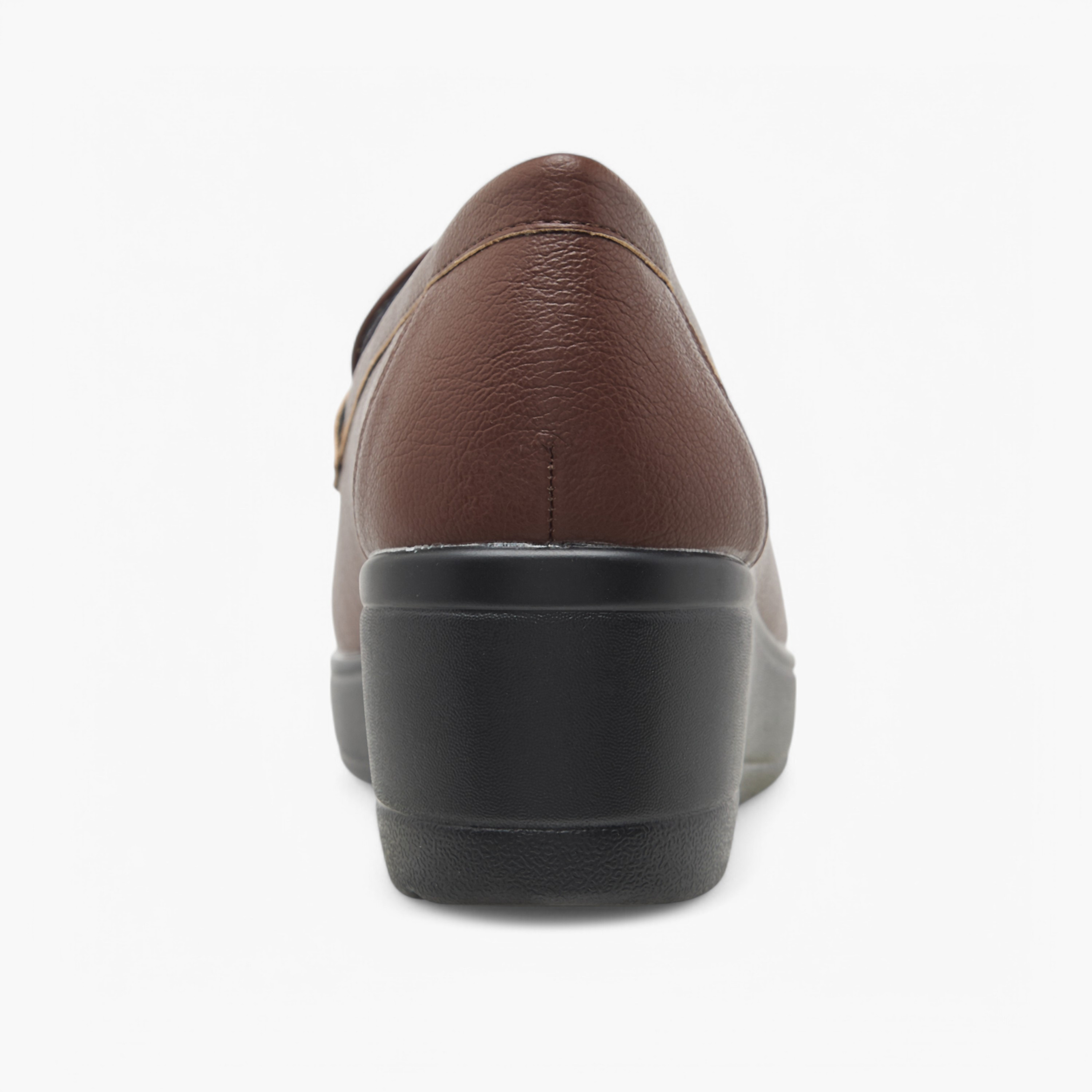 حذاء سهل الارتداء مريح بكعب ويدج وزينة معدن من لو كونفورت-women-shoes-loafersandmoccasins-image-5