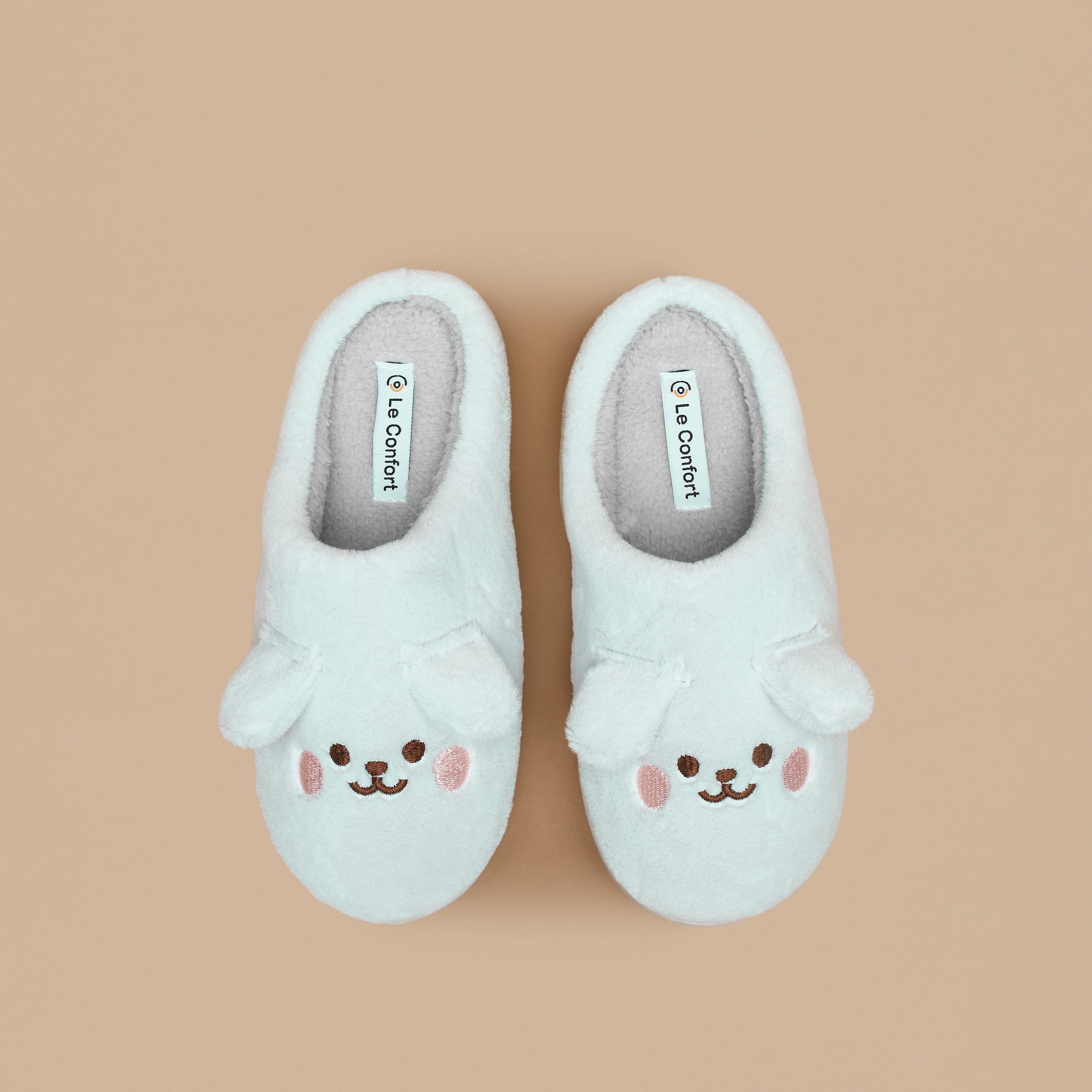 Le Confort Ear Applique Bedroom Slippers-women-shoes-bedroomslippers-image-1