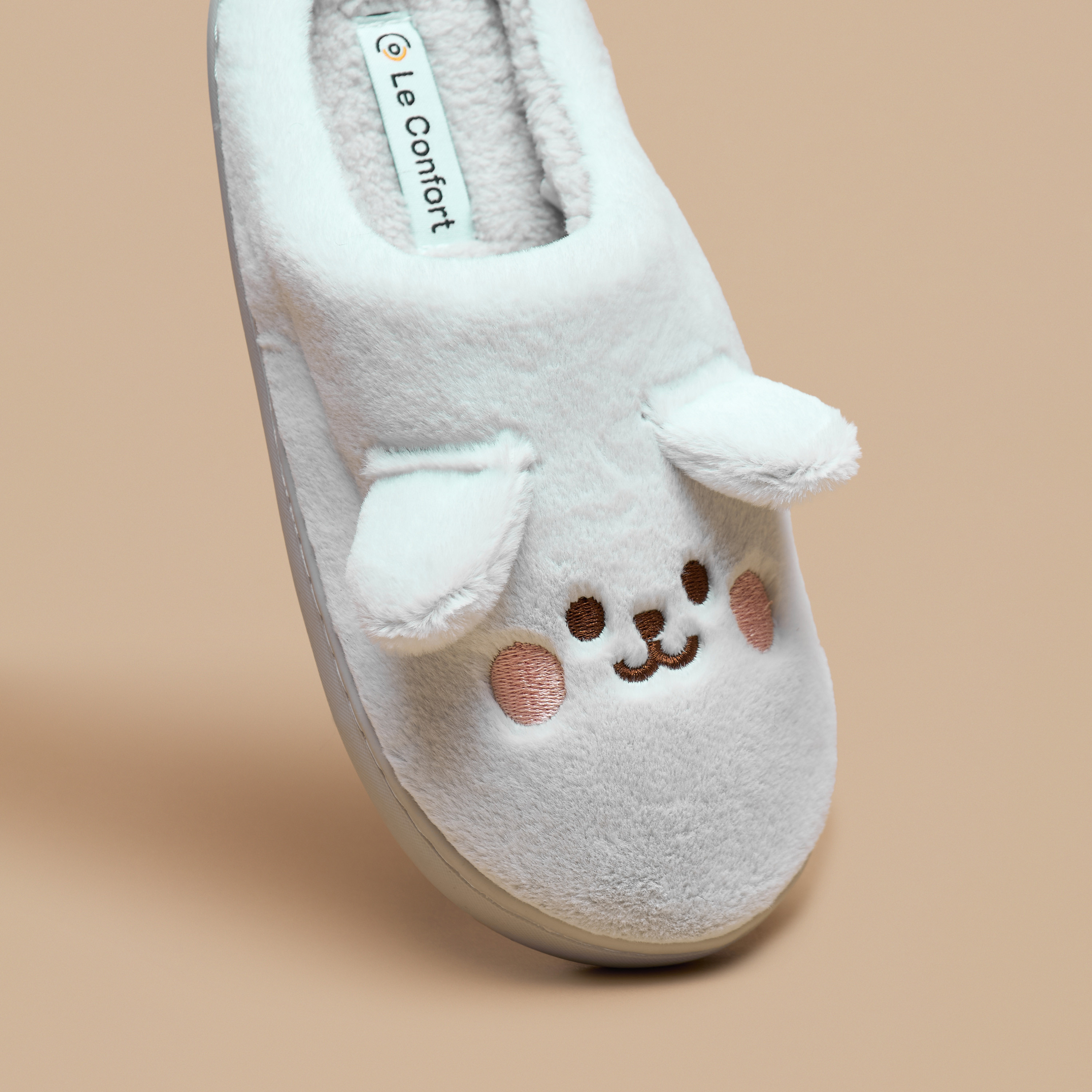 Le Confort Ear Applique Bedroom Slippers-women-shoes-bedroomslippers-image-4
