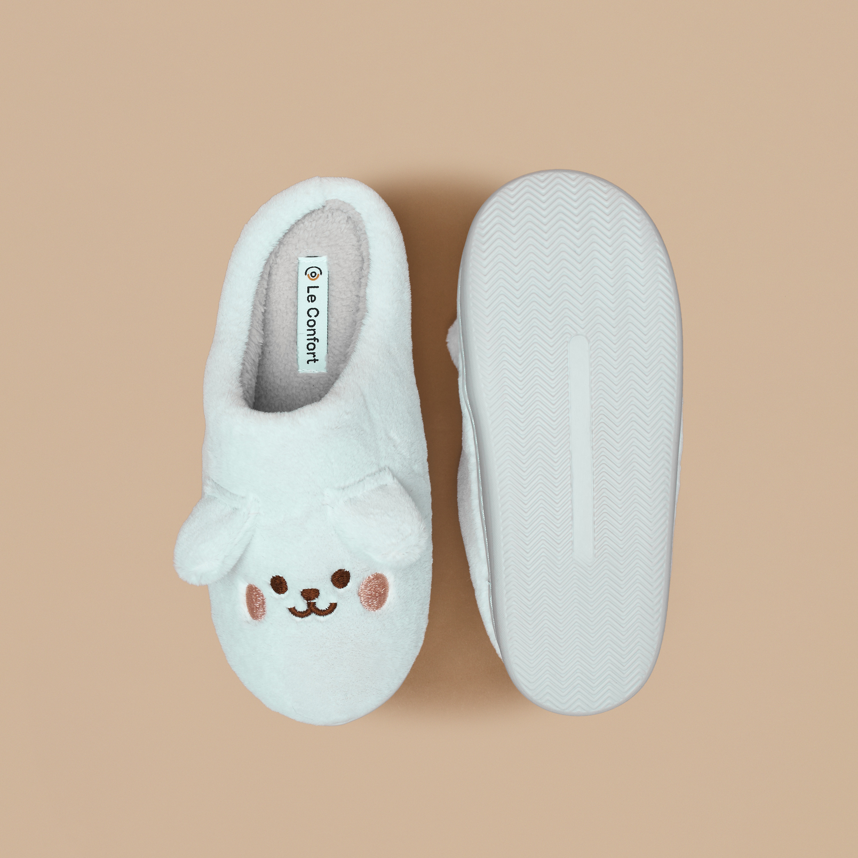 Le Confort Ear Applique Bedroom Slippers-women-shoes-bedroomslippers-image-5