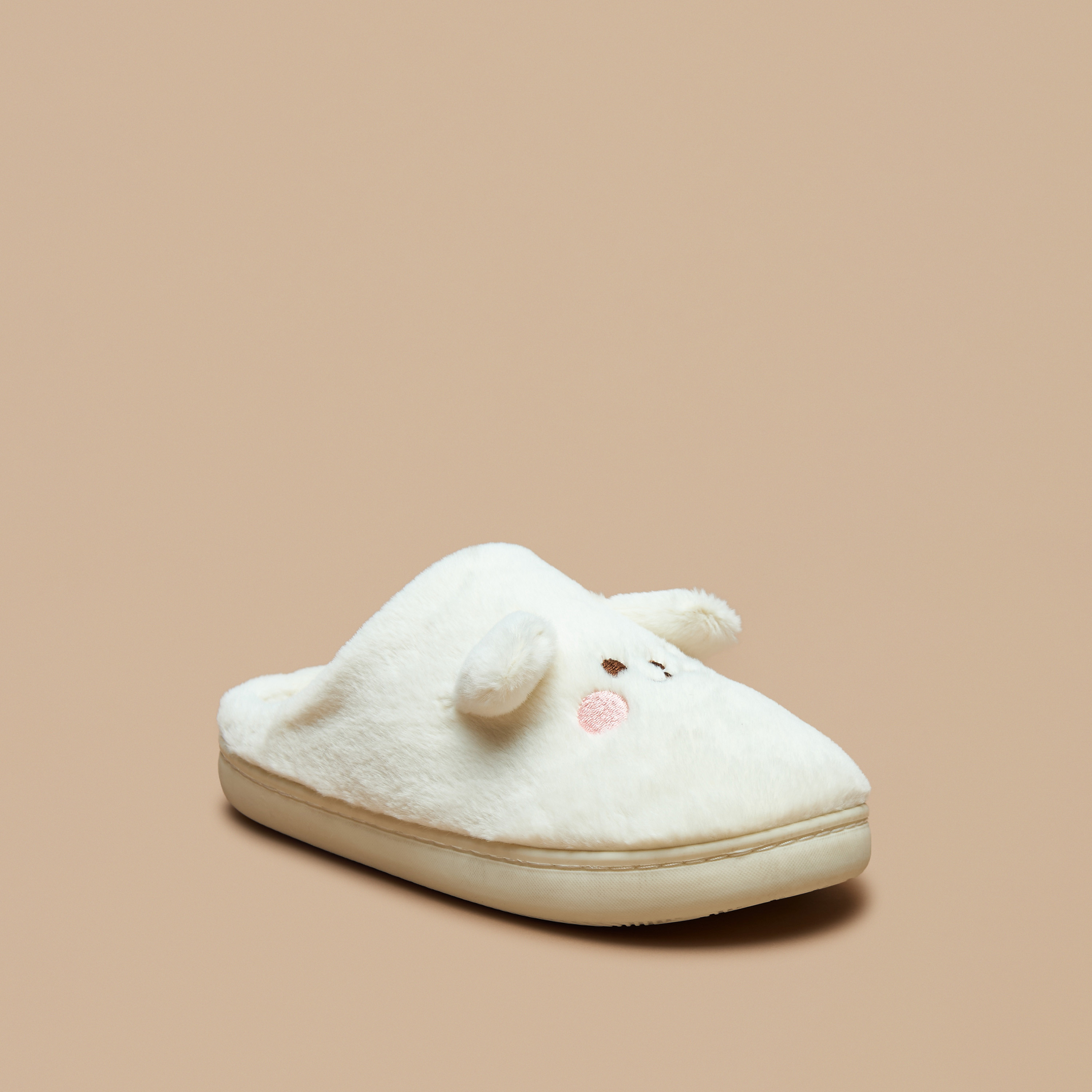 حذاء غرفة النوم بزينة أذن من لو كونفورت-women-shoes-bedroomslippers-image-2