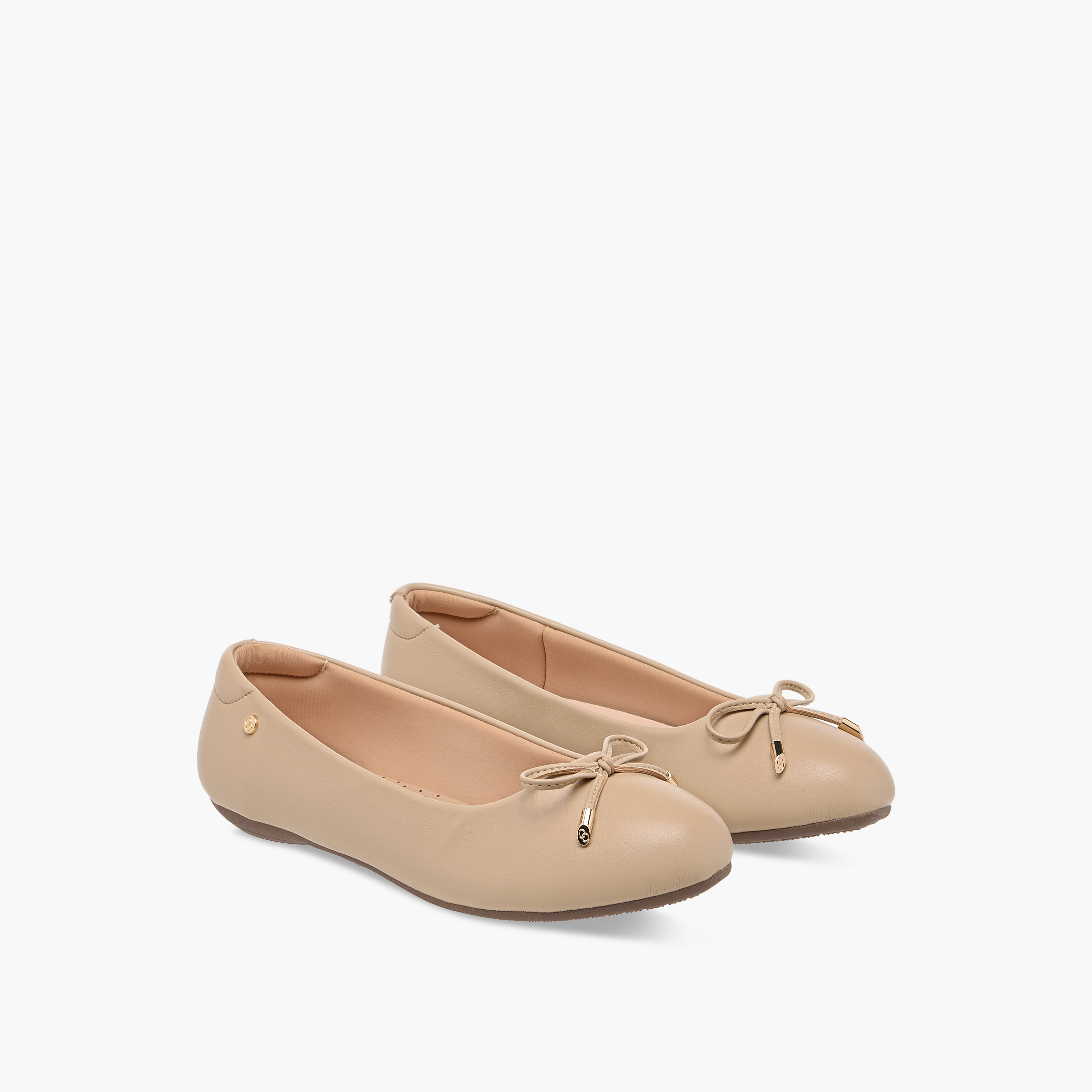 Celeste Women's Bow Detail Slip-On Ballerina Shoes-women-shoes-ballerinas-image-1
