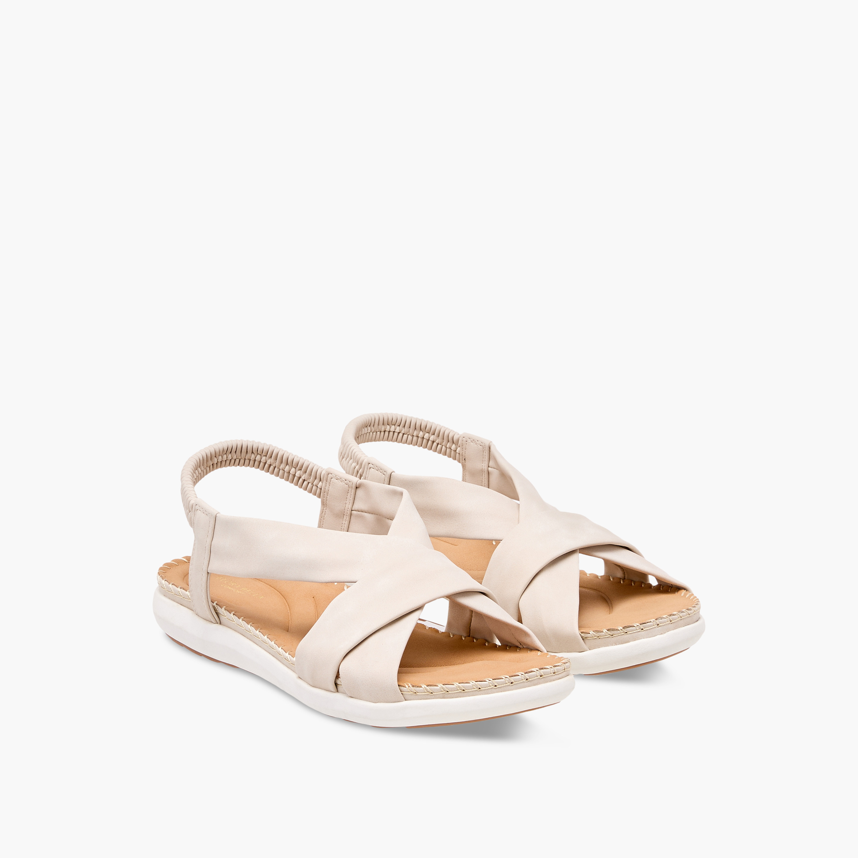 Flora Bella Solid Cross Strap Slingback Sandals-women-shoes-flats-sandals-image-1