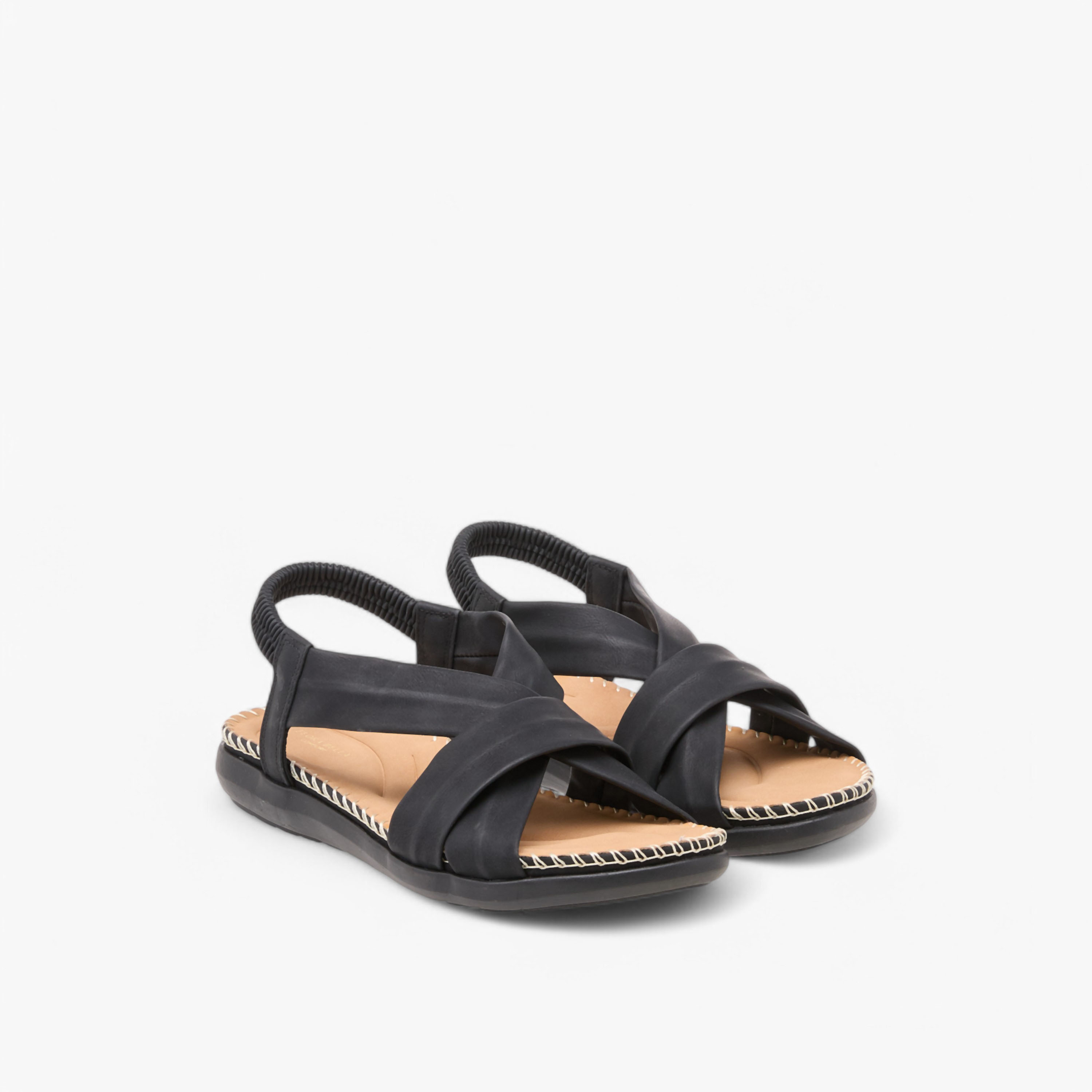 صندل سادة بحزام متقاطع وحبل خلفي من فلورا بيلا-women-shoes-flats-sandals-image-10
