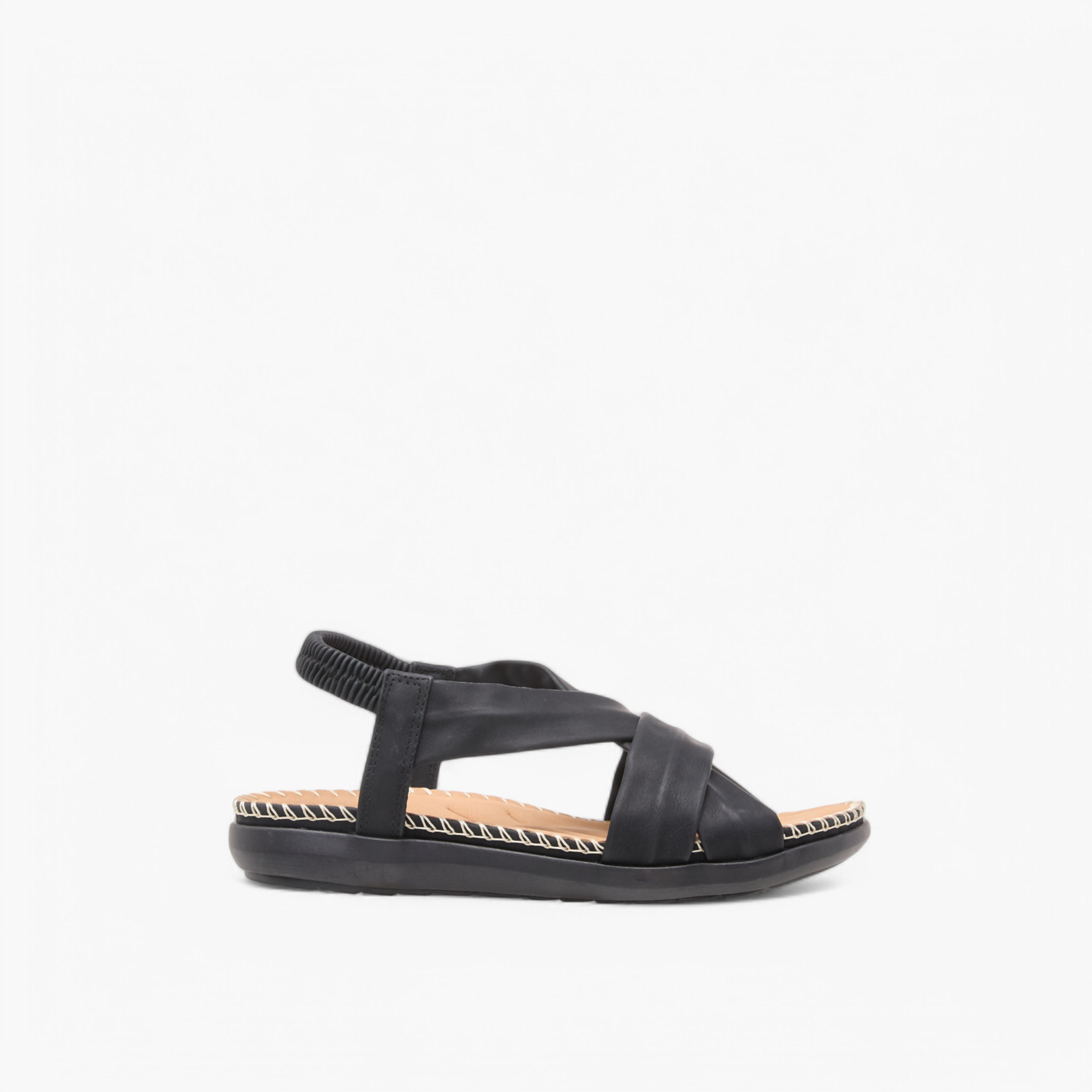 صندل سادة بحزام متقاطع وحبل خلفي من فلورا بيلا-women-shoes-flats-sandals-image-8