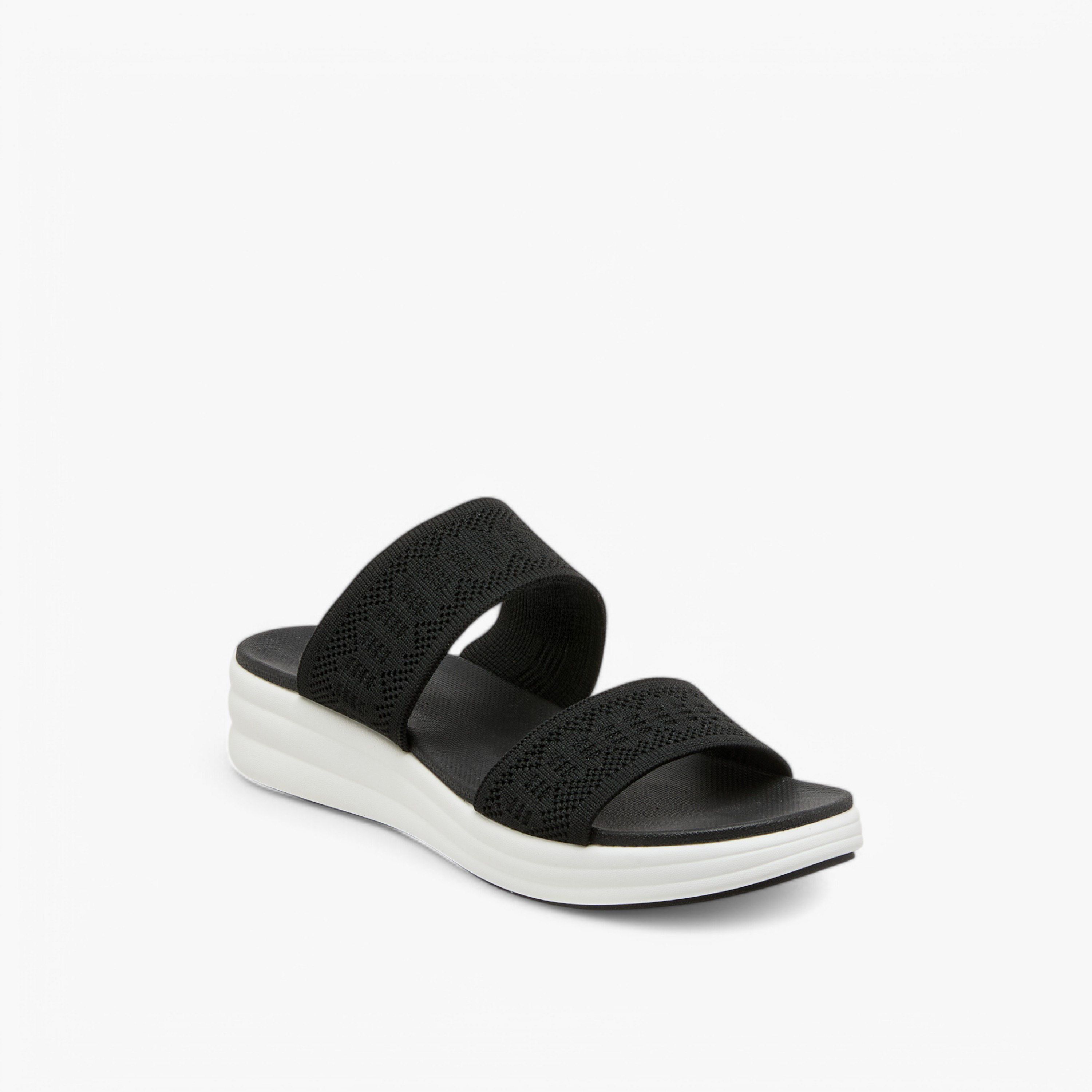 صندل مريح سهل الارتداء بتفاصيل فلاي نيت من لو كونفورت-women-shoes-sandals-heeled-image-2