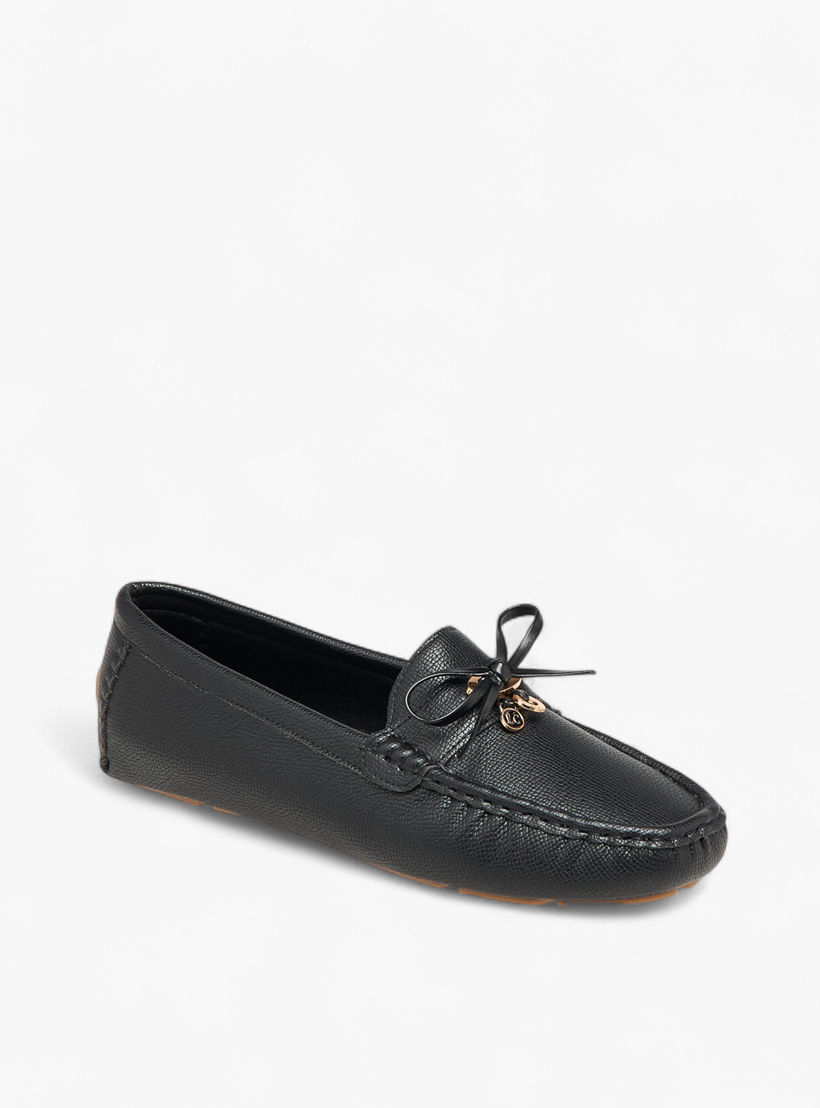 حذاء موكاسين بزينة فيونكة من لو كونفورت-women-shoes-flats-moccasins-image-2
