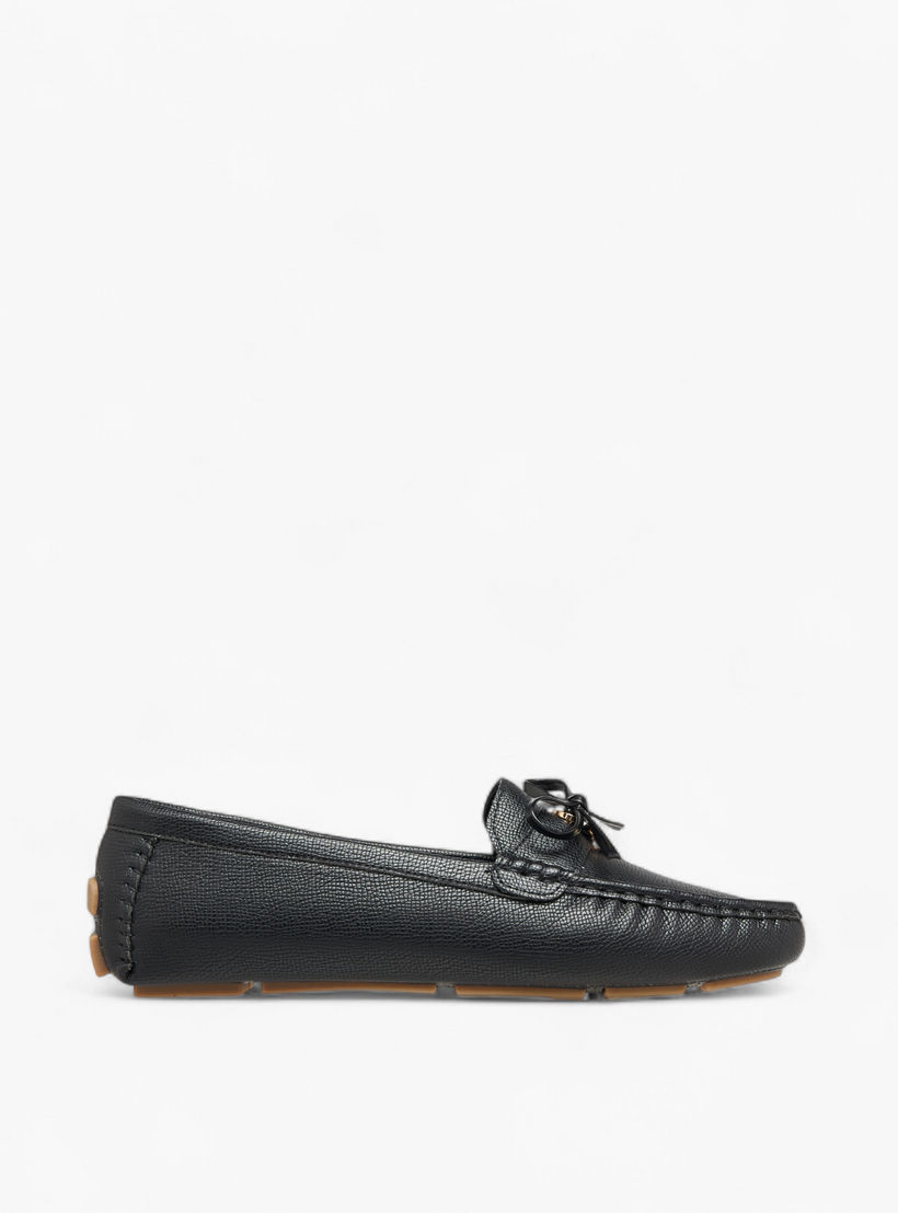 حذاء موكاسين بزينة فيونكة من لو كونفورت-women-shoes-flats-moccasins-image-3