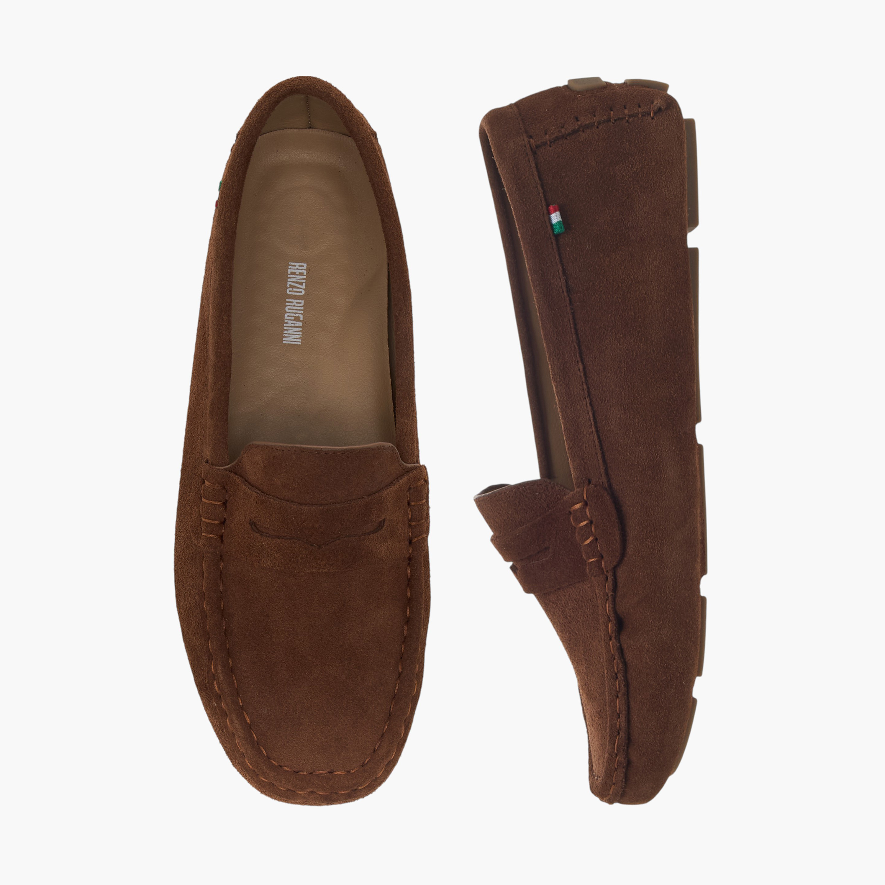 Renzo Ruganni Women Slip-On Moccasins-women-shoes-flats-moccasins-image-1