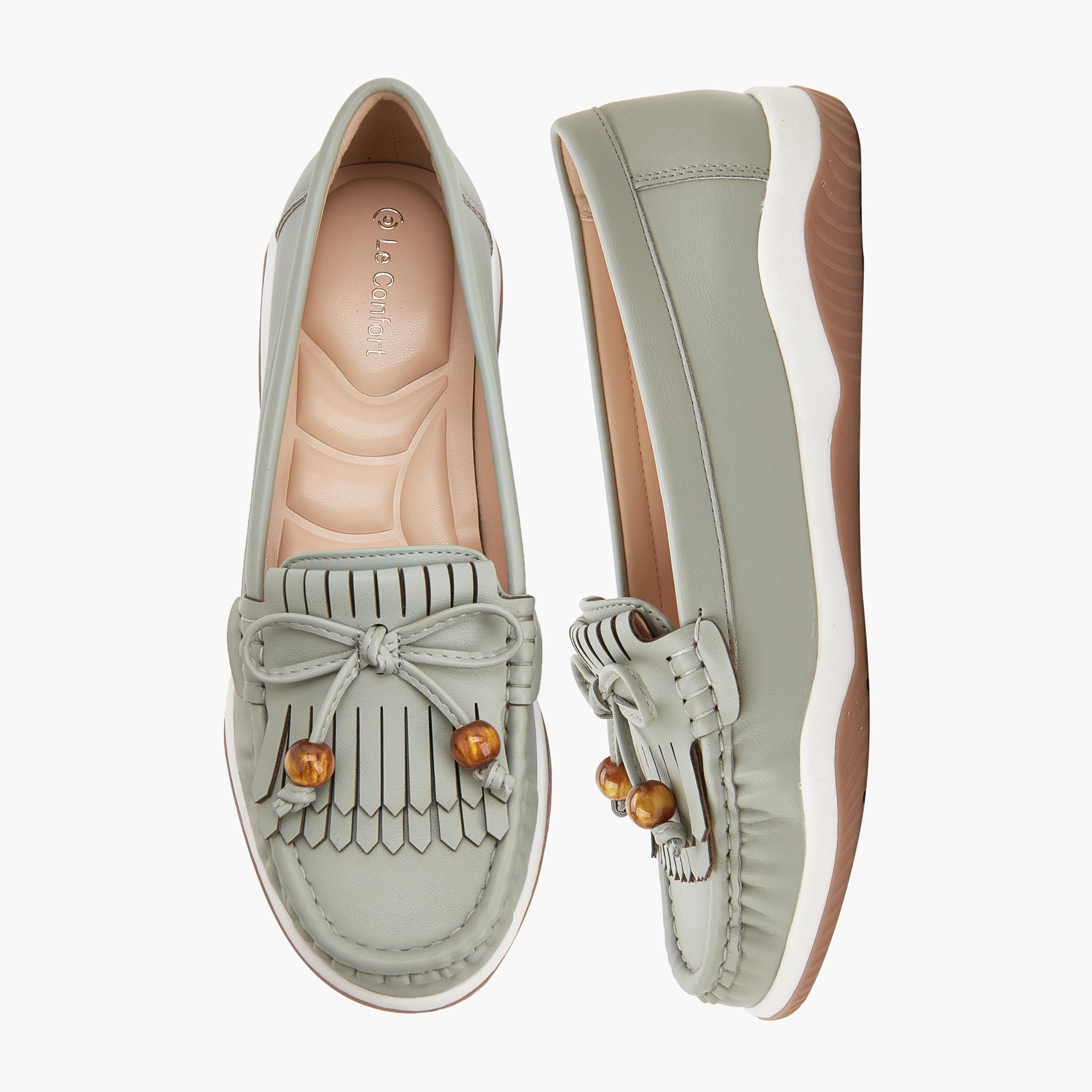 Le Confort Women Fringe Detail Loafers-women-shoes-loafersandmoccasins-image-1