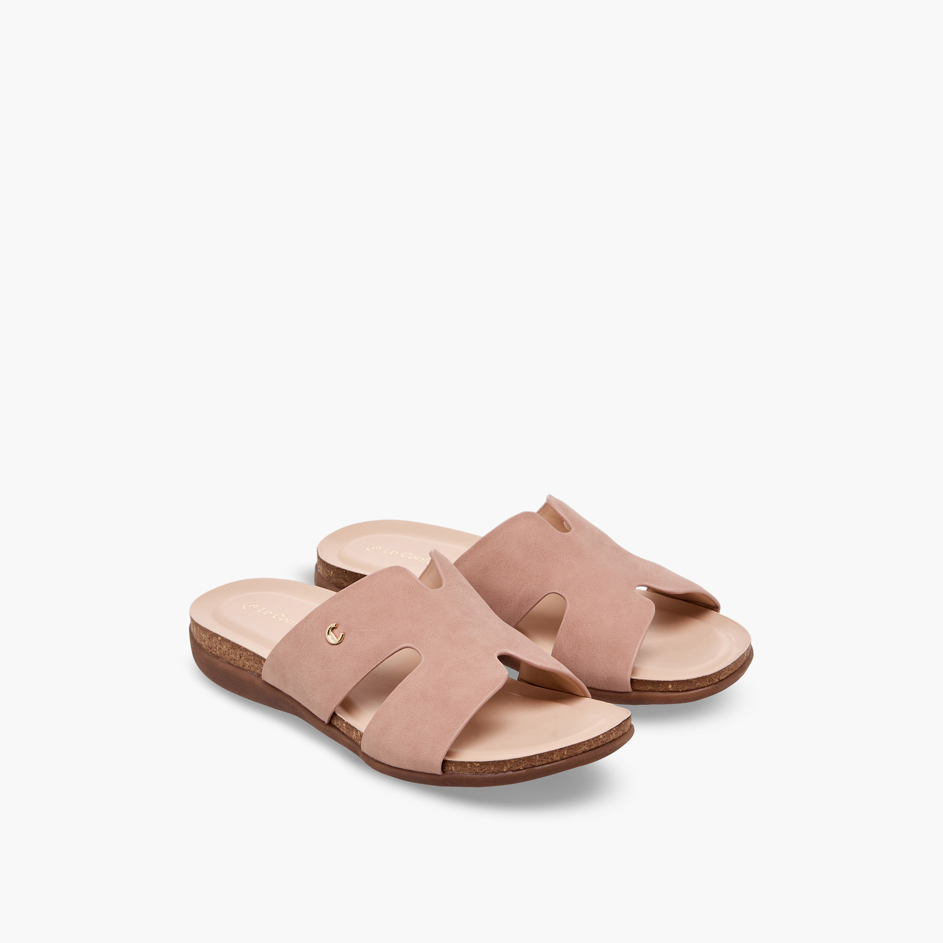 Le Confort Women Slip-On Slide Sandals-women-shoes-sandals-flats-image-1