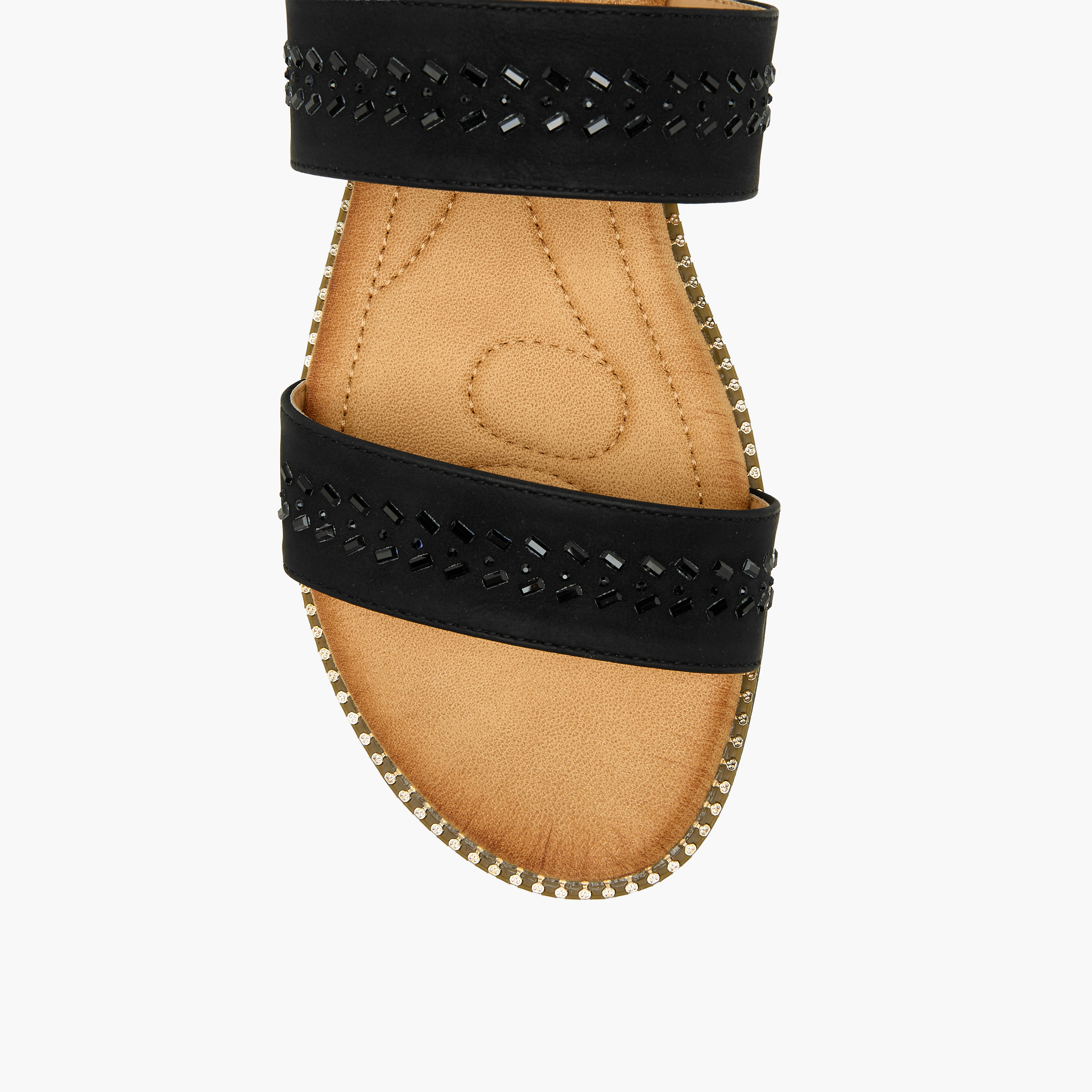 Le Confort Women Studded Slide Sandals-women-shoes-flats-sandals-image-3