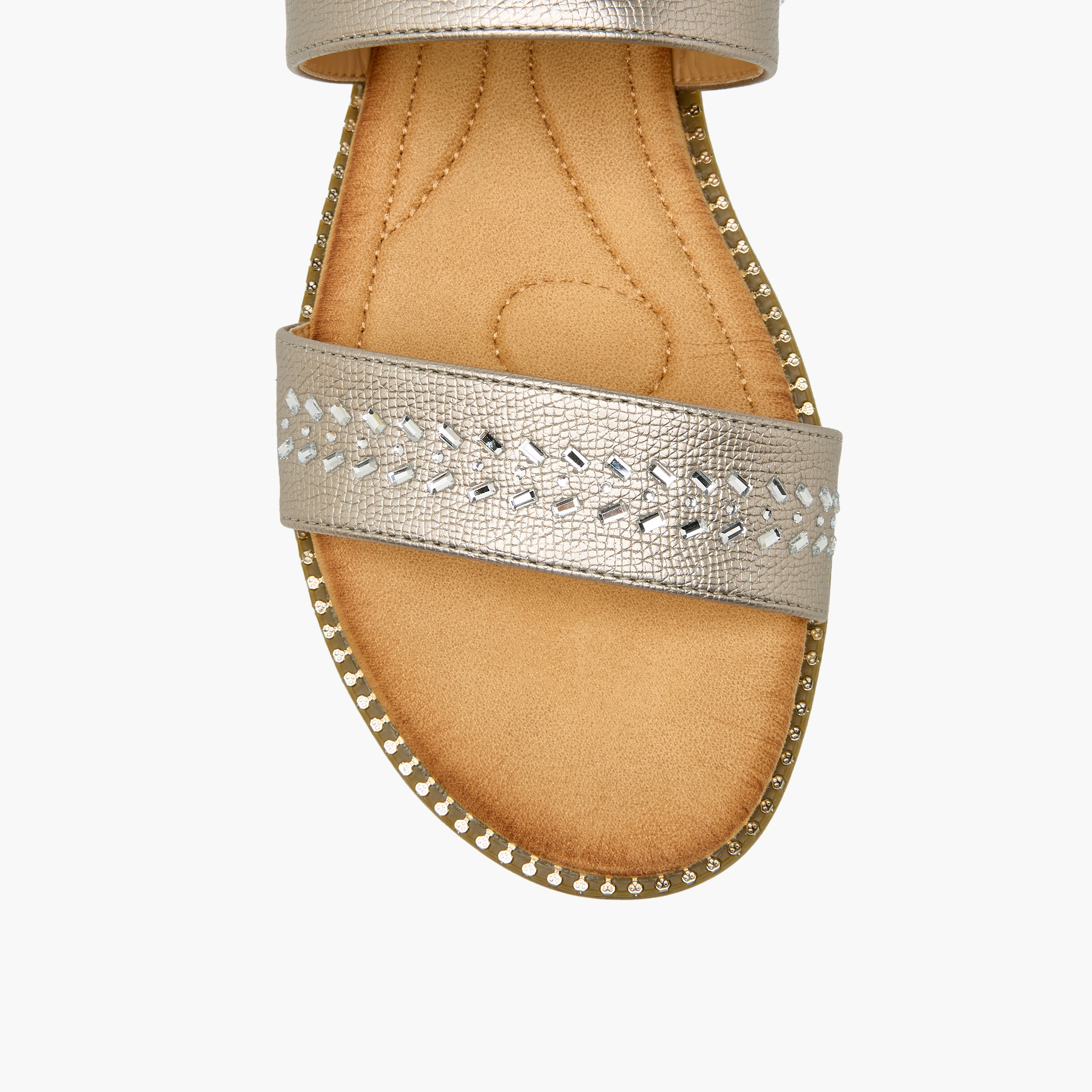 Le Confort Women Studded Slide Sandals-women-shoes-flats-sandals-image-3