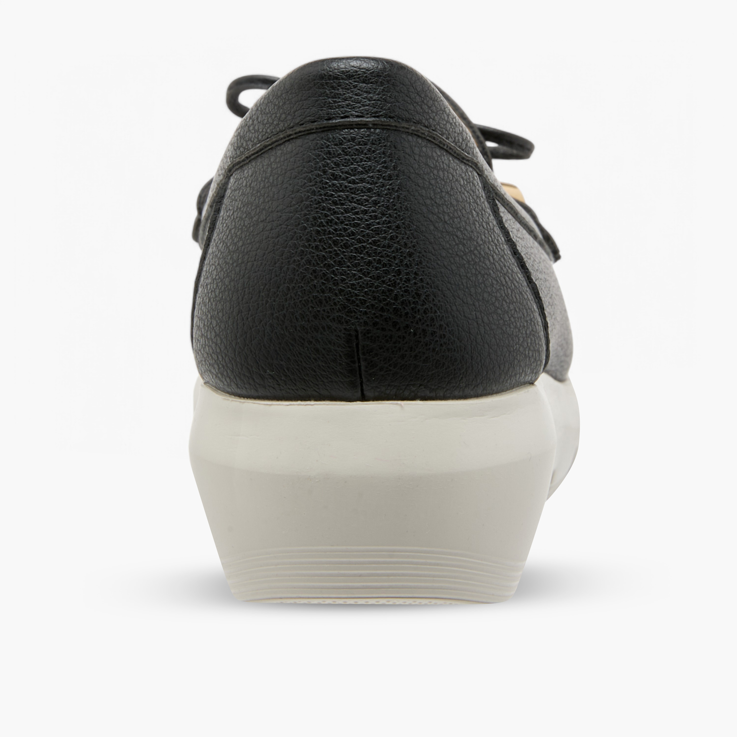 Le Confort Bow Accent Slip-On Comfort Moccasins with Wedge Heels-women-shoes-heels-image-5