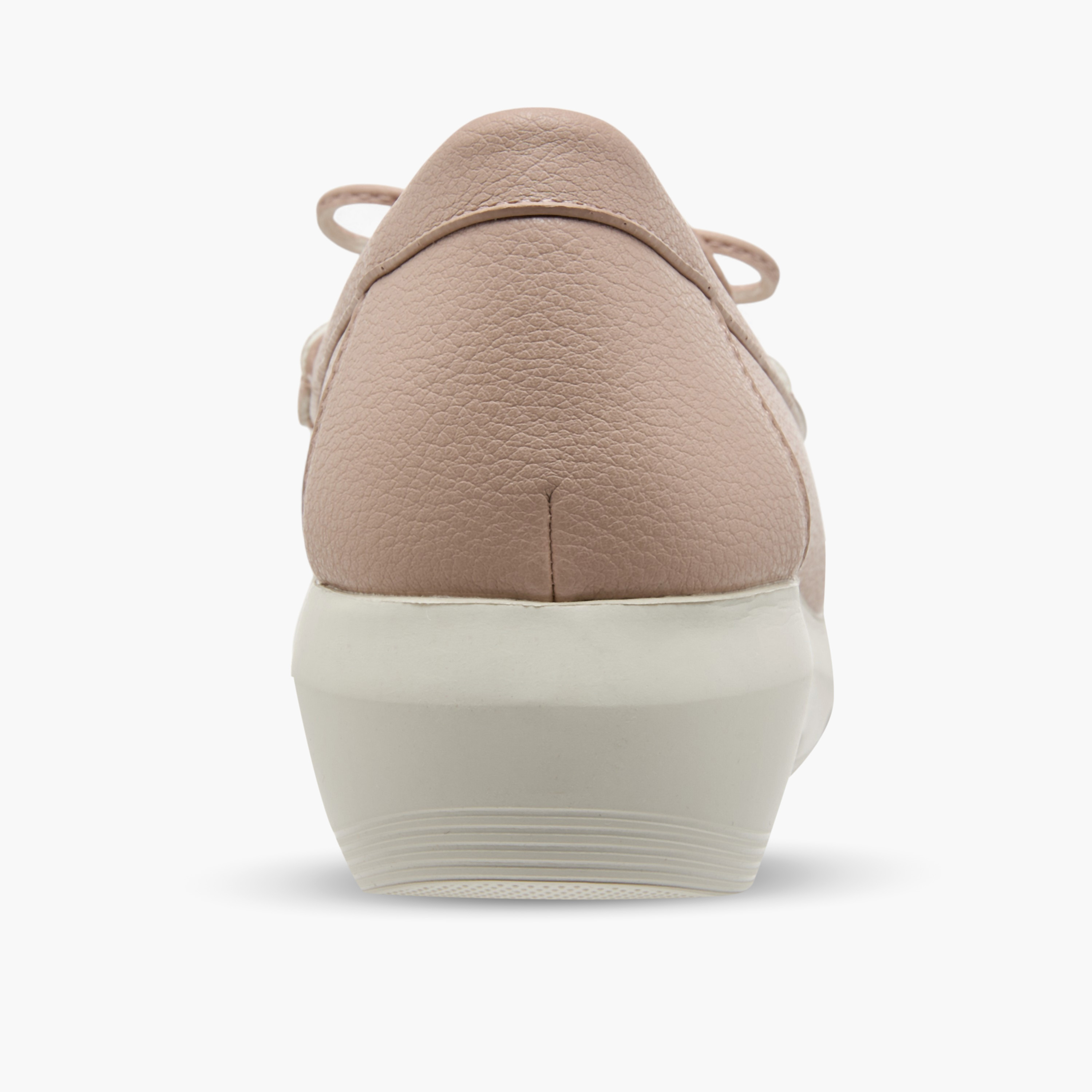 Le Confort Bow Accent Slip-On Comfort Moccasins with Wedge Heels-women-shoes-heels-image-5
