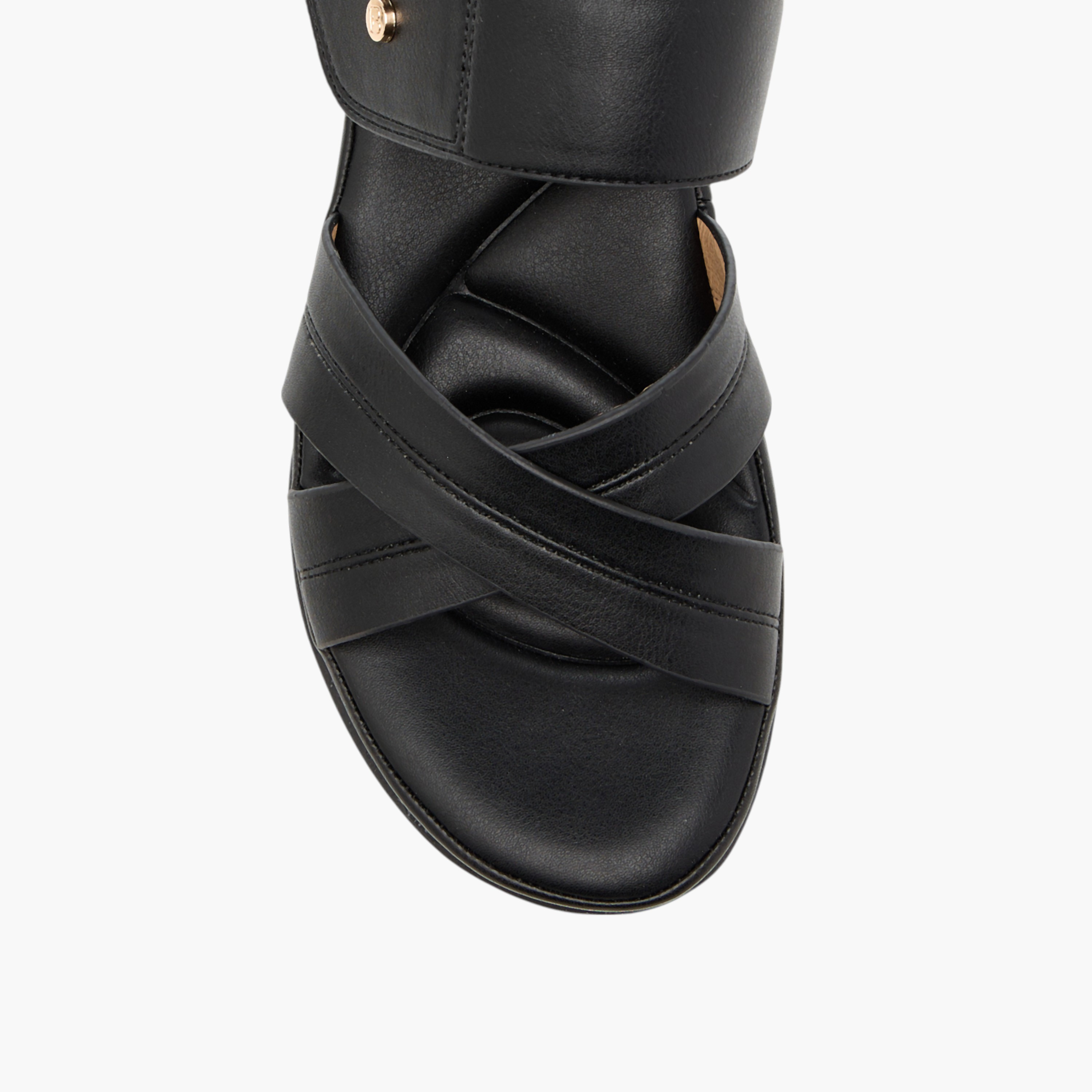 Flora Bella Textured Slip-On Comfort Sandals with Wedge Heel-women-shoes-sandals-heeled-image-4