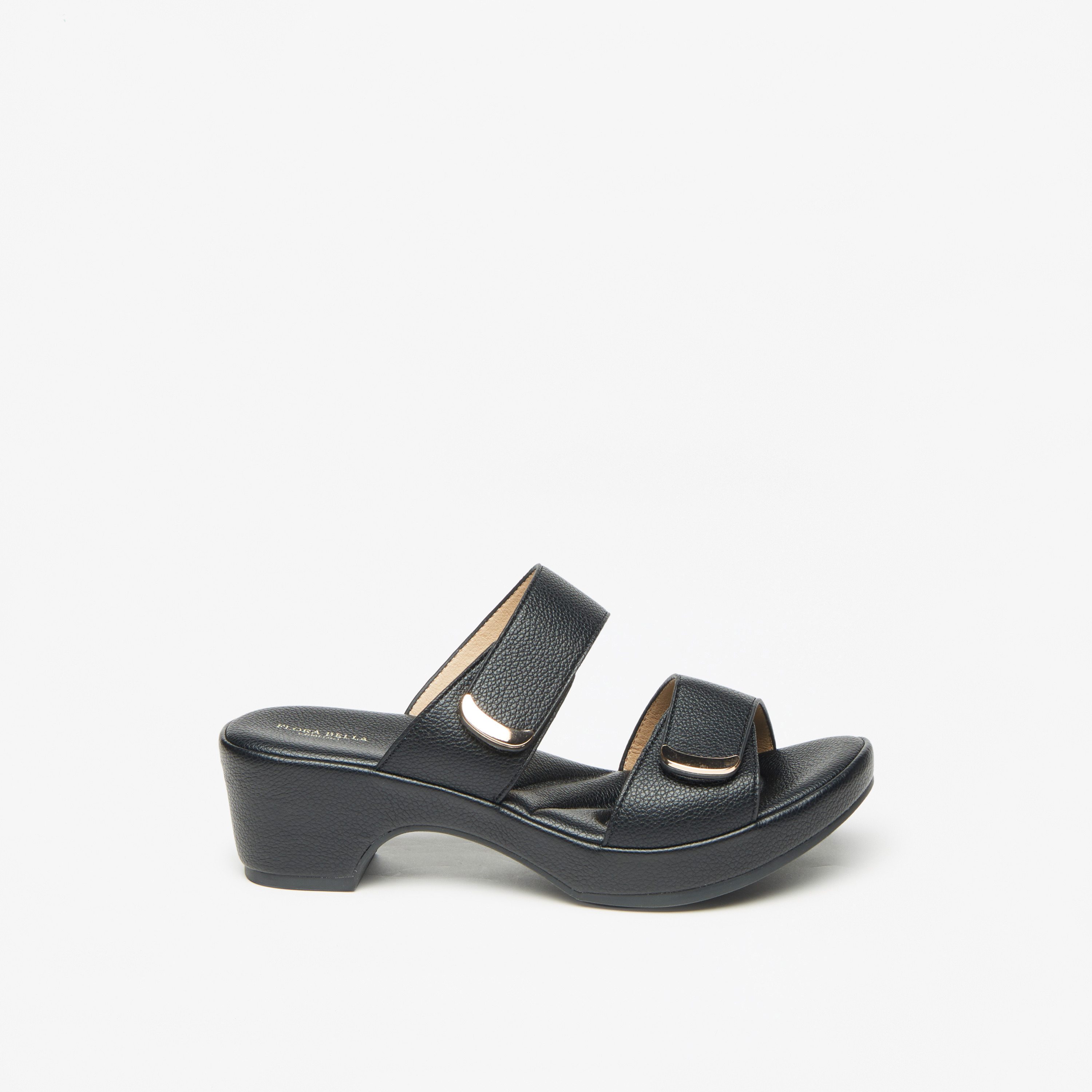 صندل بارز الملمس سهل الارتداء بكعب سميك من فلورا بيلا-women-shoes-sandals-heeled-image-2