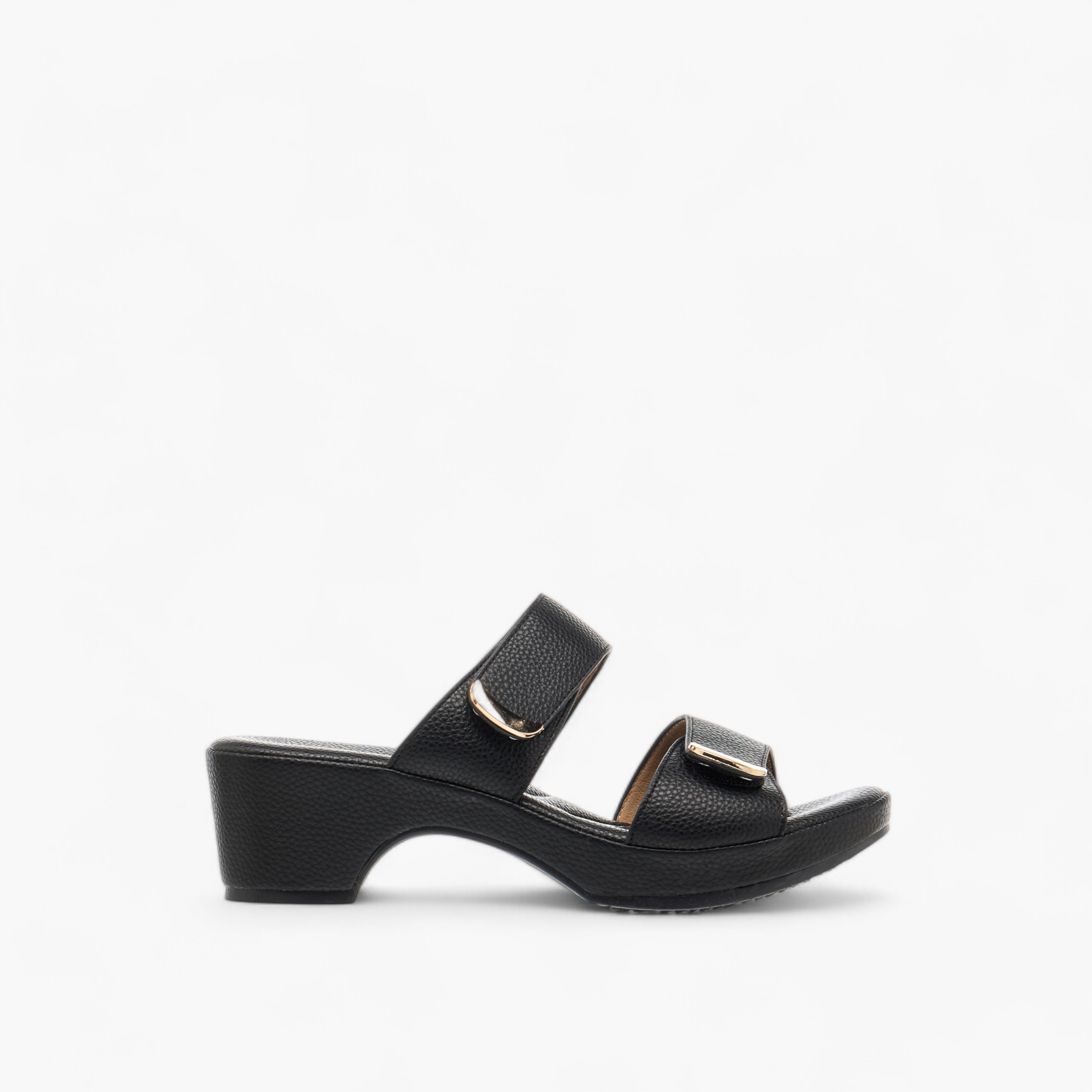 صندل مريح سهل الارتداء بارز الملمس بكعب سميك من فلورا بيلا-women-shoes-sandals-heeled-image-3