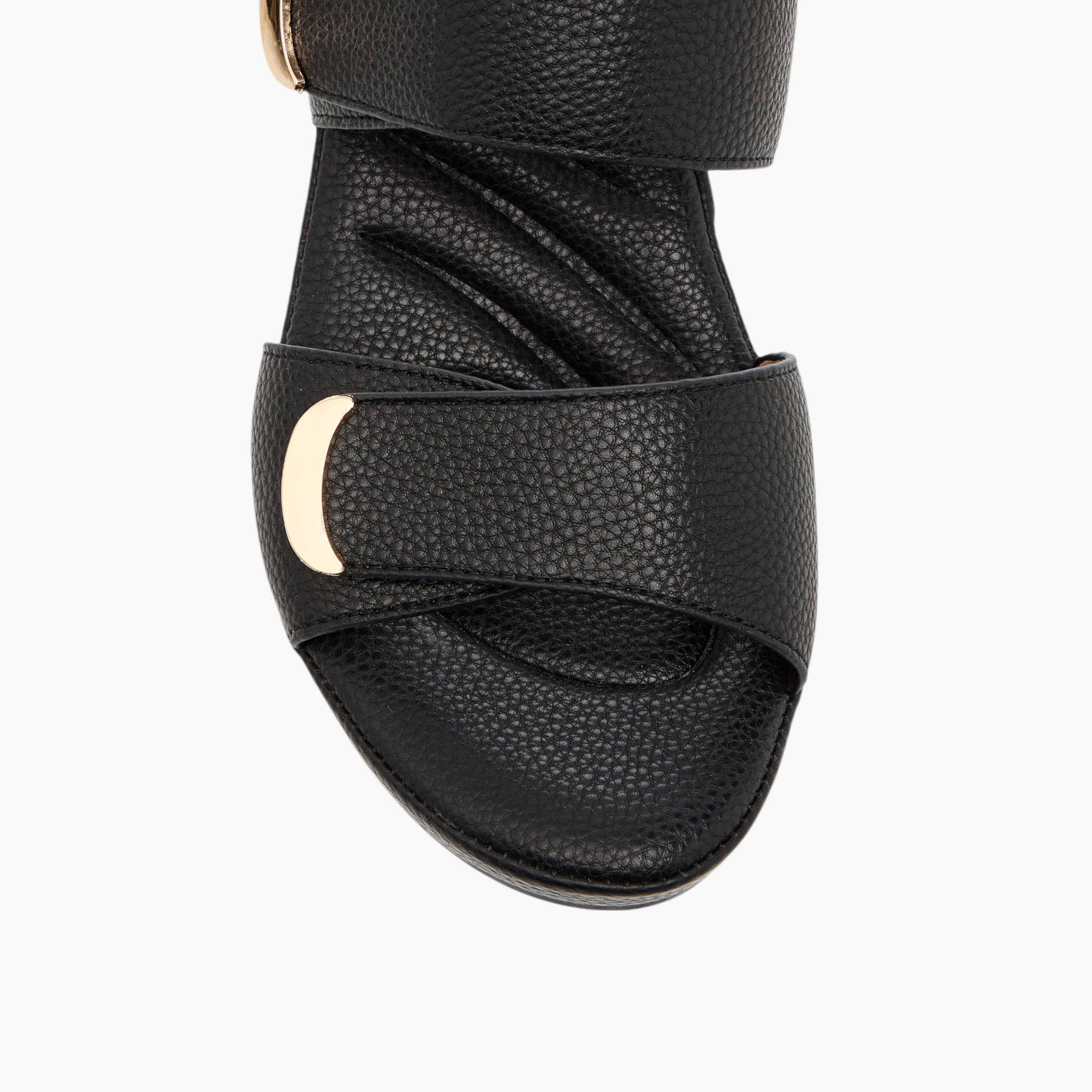 صندل مريح سهل الارتداء بارز الملمس بكعب سميك من فلورا بيلا-women-shoes-sandals-heeled-image-4