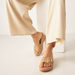 Le Confort Buckle Accent Slip-On Sandals with Wedge Heels-Women%27s Heel Sandals-thumbnail-0