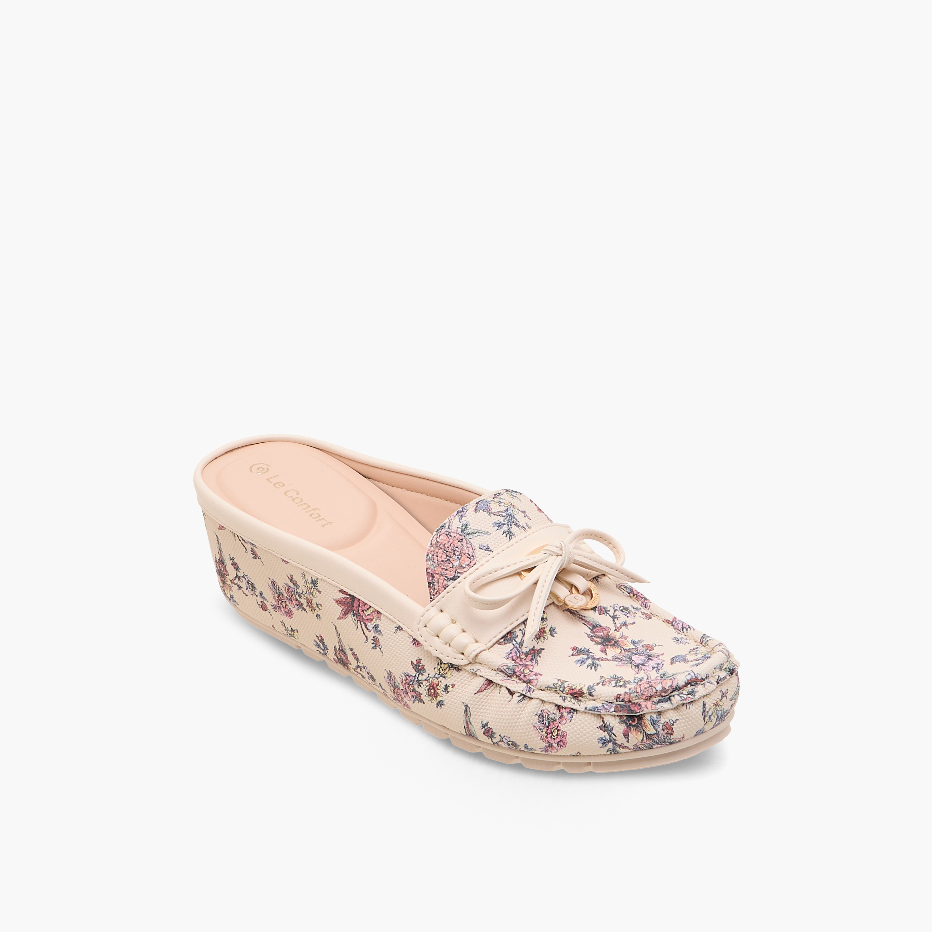Le Confort Women Wedge Heel Mules-women-shoes-flats-mules-image-2