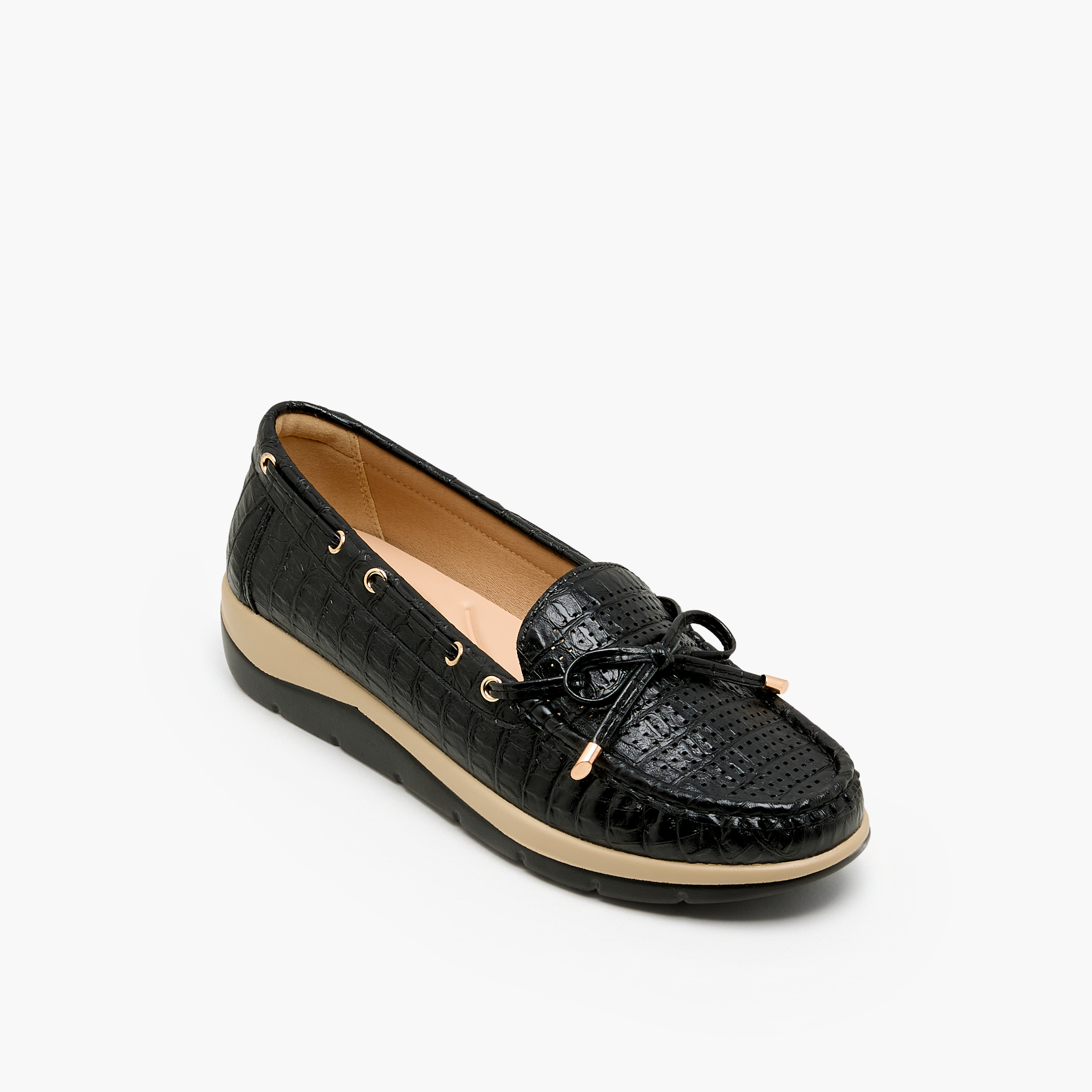 Le Confort Women Perforated Loafers-women-shoes-loafersandmoccasins-image-2