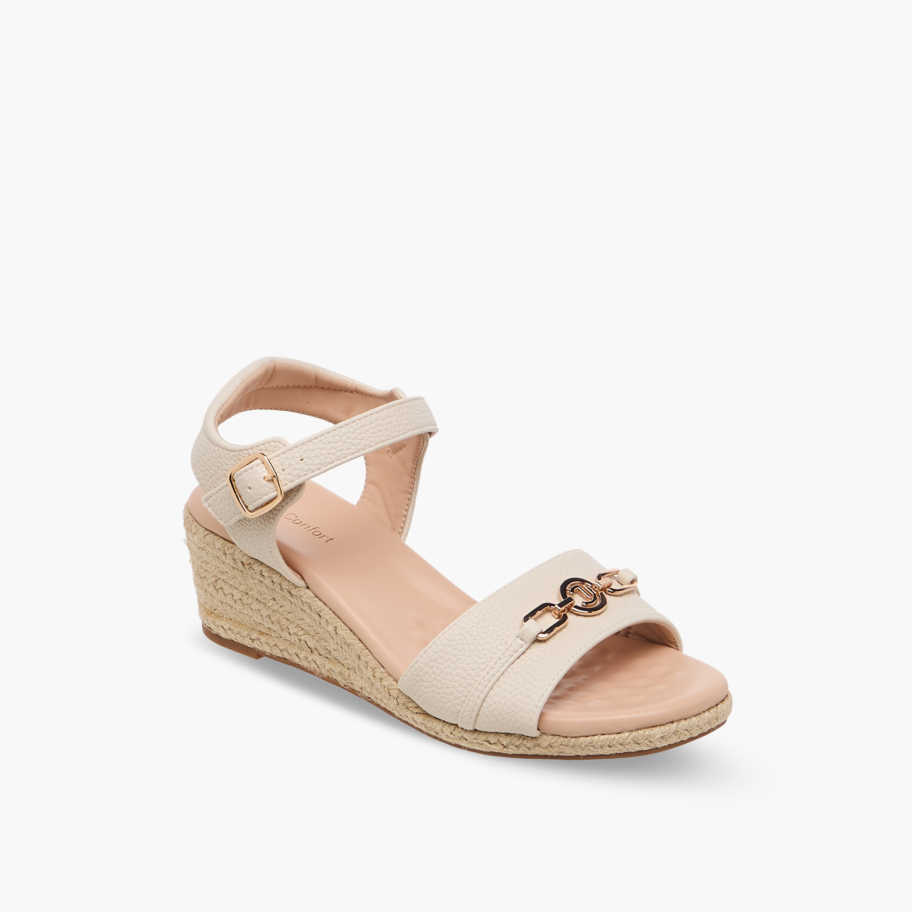صندل بكعب ويدج للنساء من لو كونفورت-women-shoes-sandals-heeled-image-2