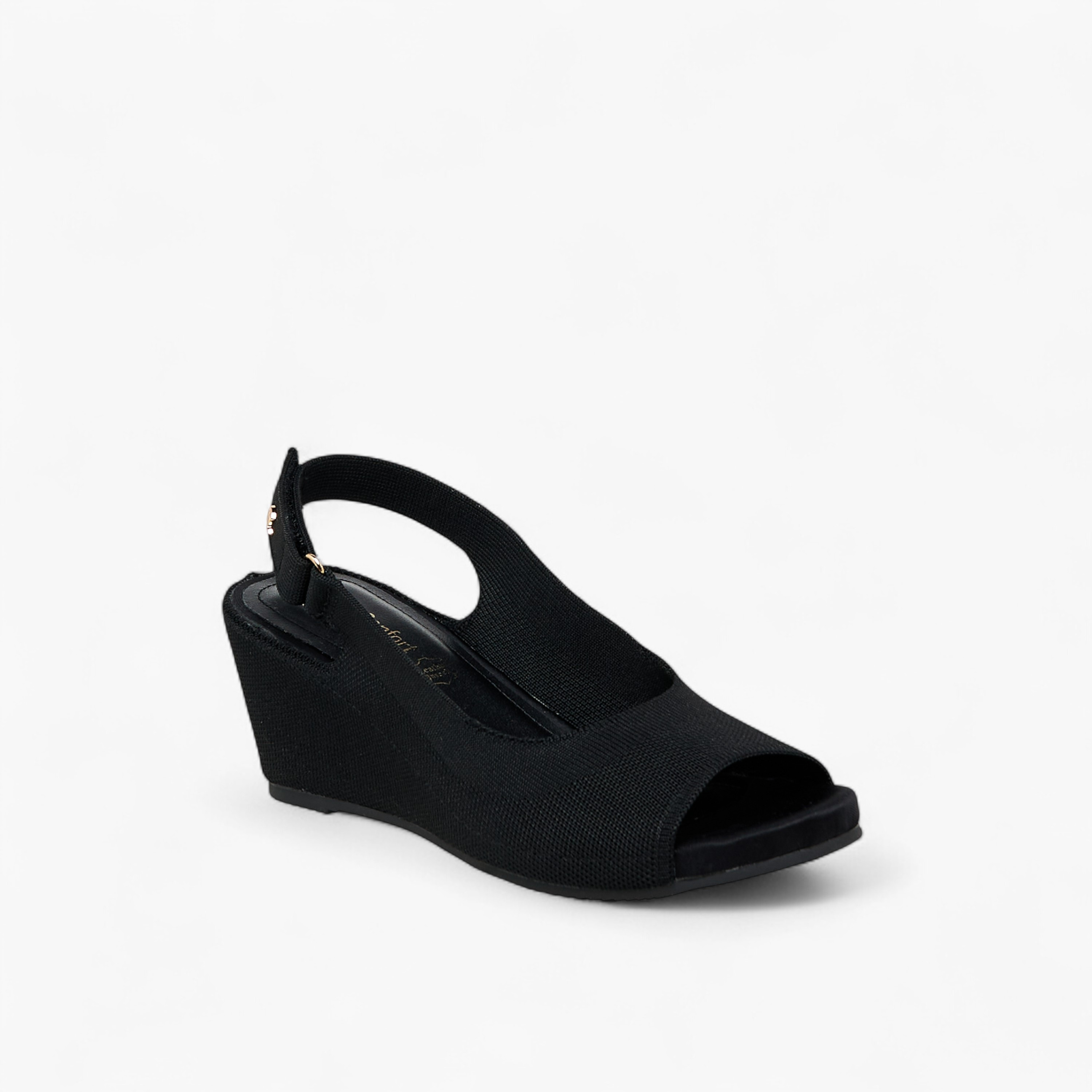 Le Confort Women's Hook and Loop Wedge Heel Sandals-women-shoes-sandals-heeled-image-2
